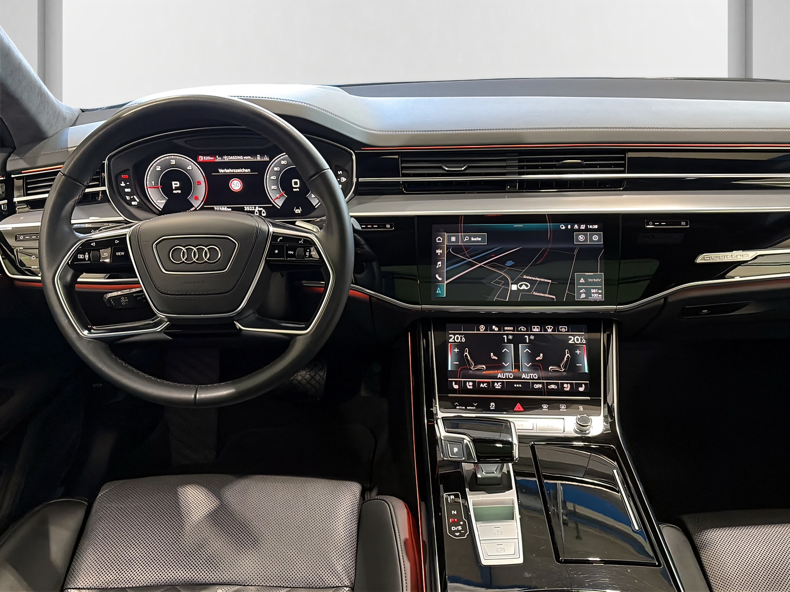 AUDI A8 50 L TDI qu.**Werksgarantie,S-Sportsitze,STANDH,Li-Motion,Panodach,Voll**-image-6