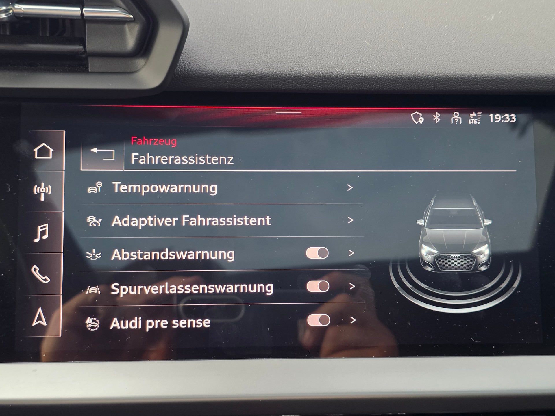 AUDI A3 Sportback 35 TFSI S line Attraction S-tronic **PANORAMA -ASSISTENZ PAKET PLUS -KOMFORT PAKET -ADAPTIVE LED -MEMORY PAKET**-image-27