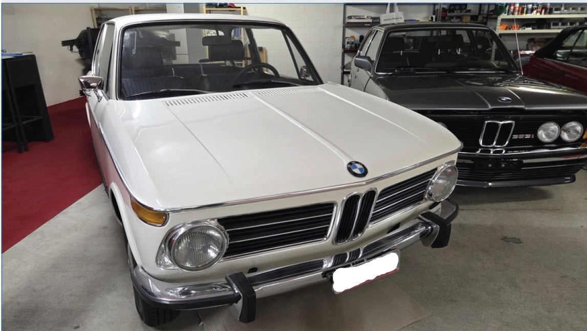 BMW 2002 Automatik Weiss E10