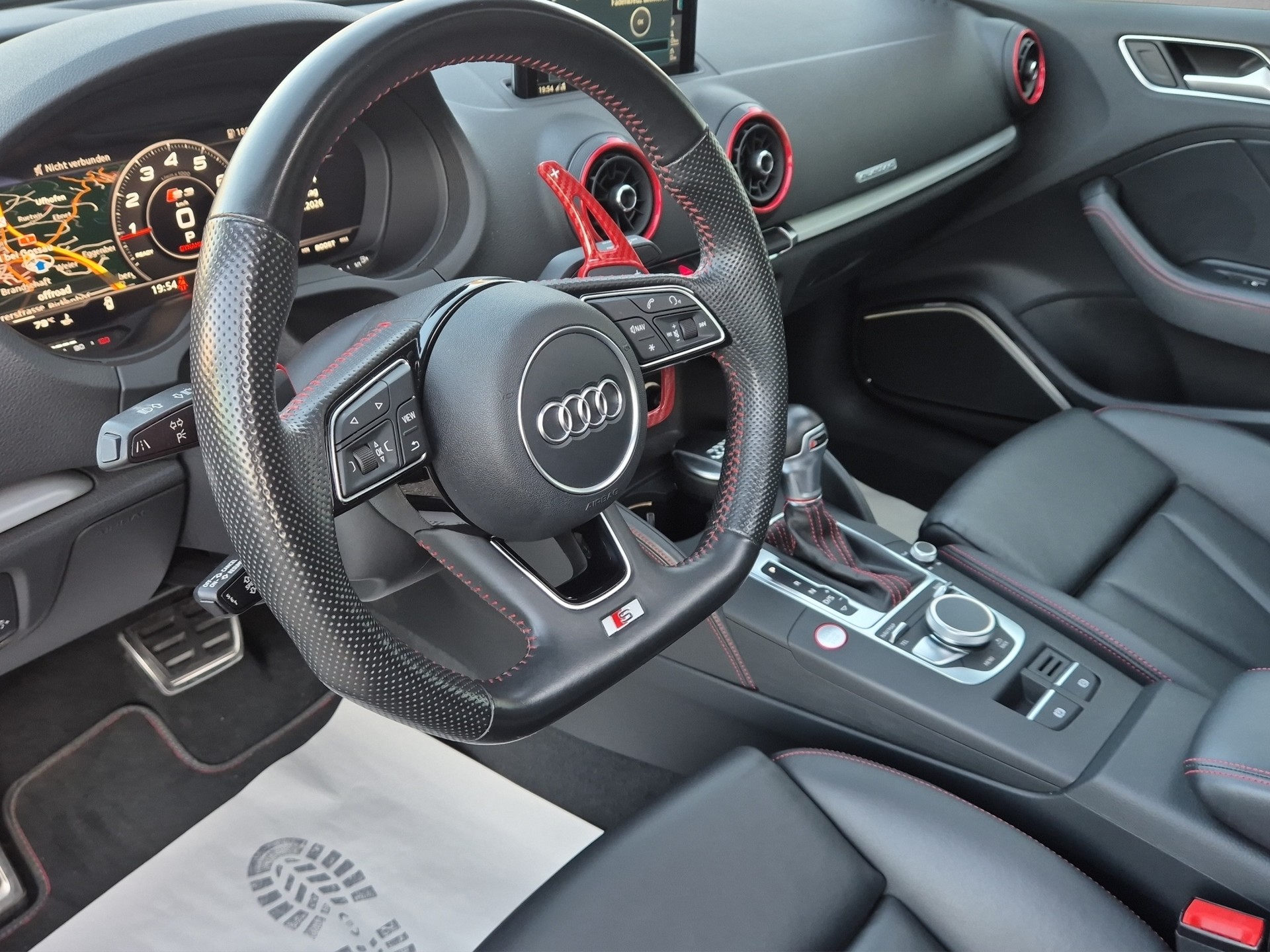 AUDI S3 Sportback 2.0 TFSI quattro S-tronic, OHNE OPF, RS-LOOK, FULL BLACK-image-17