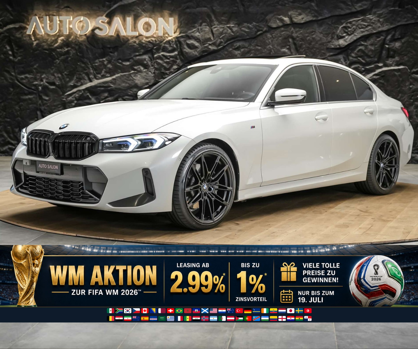 BMW 330i xDrive Steptronic M Sport *20 Zoll*Panorama*Head-Up*-image-0