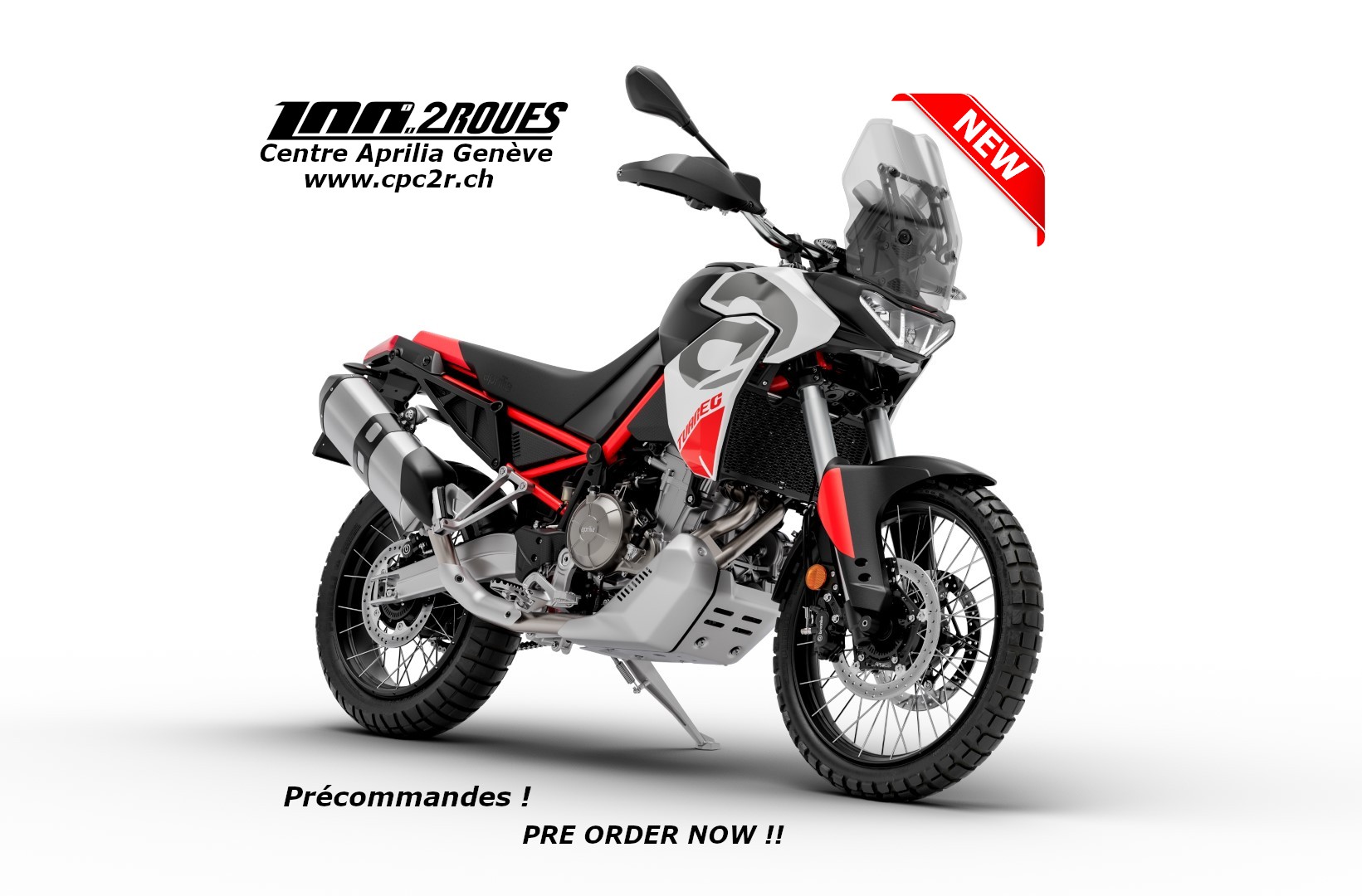 APRILIA Tuareg 660 E5+ 2025 Hailstrom White-image-0