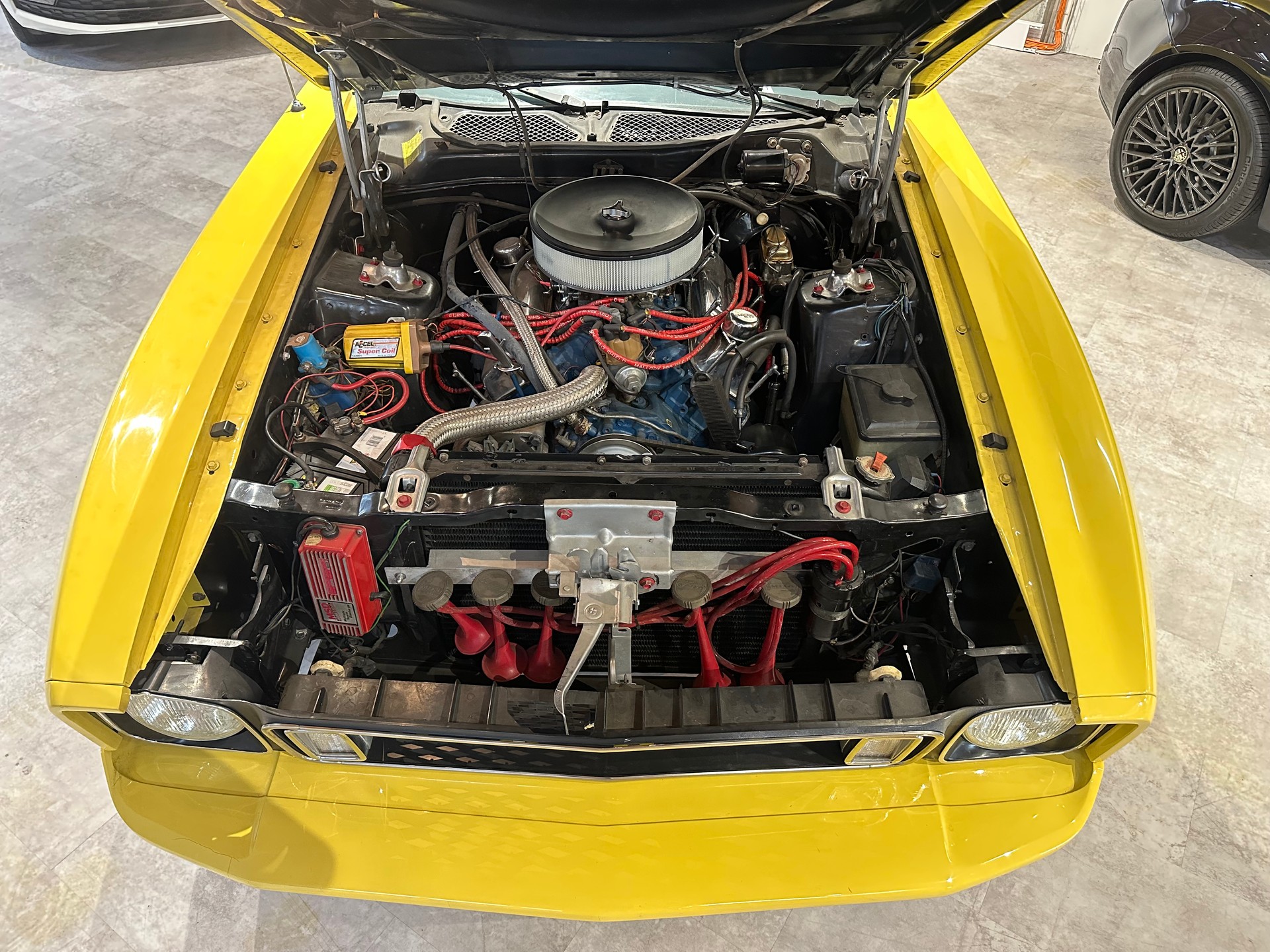 FORD Mustang Mach1 351/Veteranenstatus Juli 2025/Motor hat 2000 km/Chassies/Aufhängung wie Motor komplett neu aufgebaut!-image-22