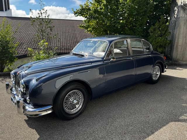 JAGUAR MK 2 3.4 Litre | O-iO Update | EZ Servolenkung | verstellbares Lenkrad | elektr. Choke-image-2