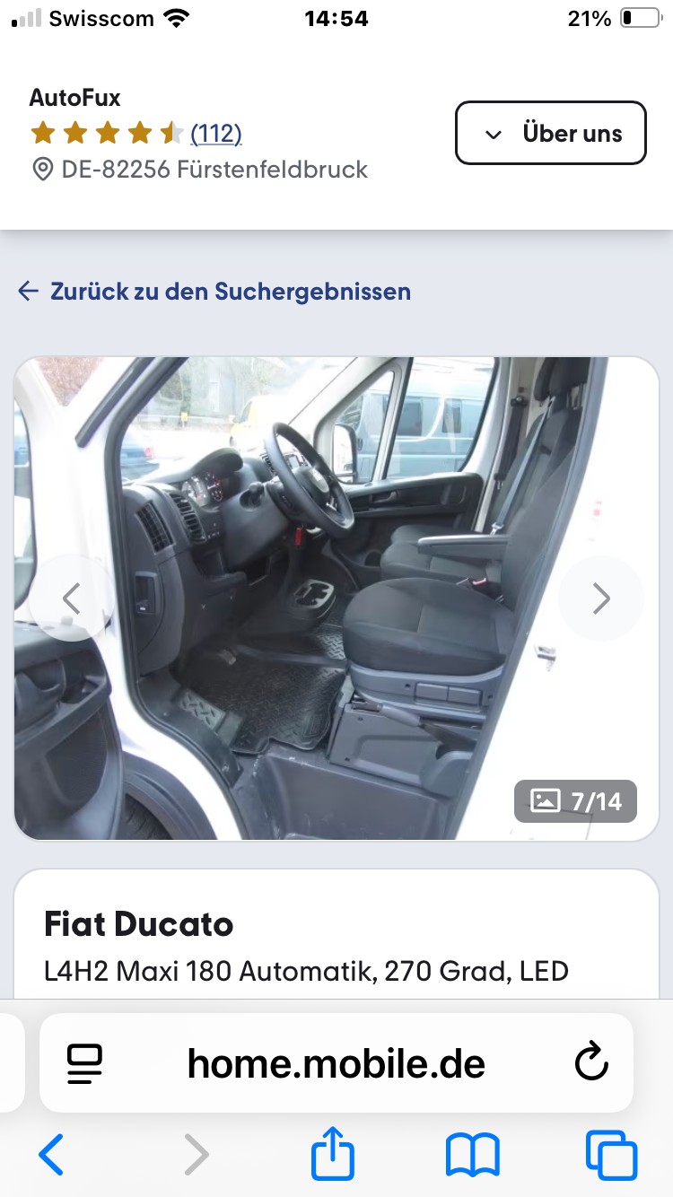 FIAT Ducato 35 L2H1 Swiss Edition-image-15