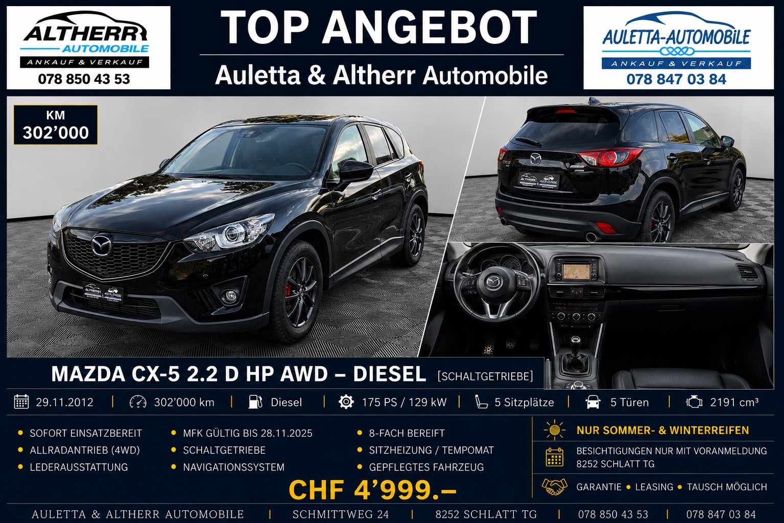MAZDA CX-5 2.2 D HP Revolution AWD