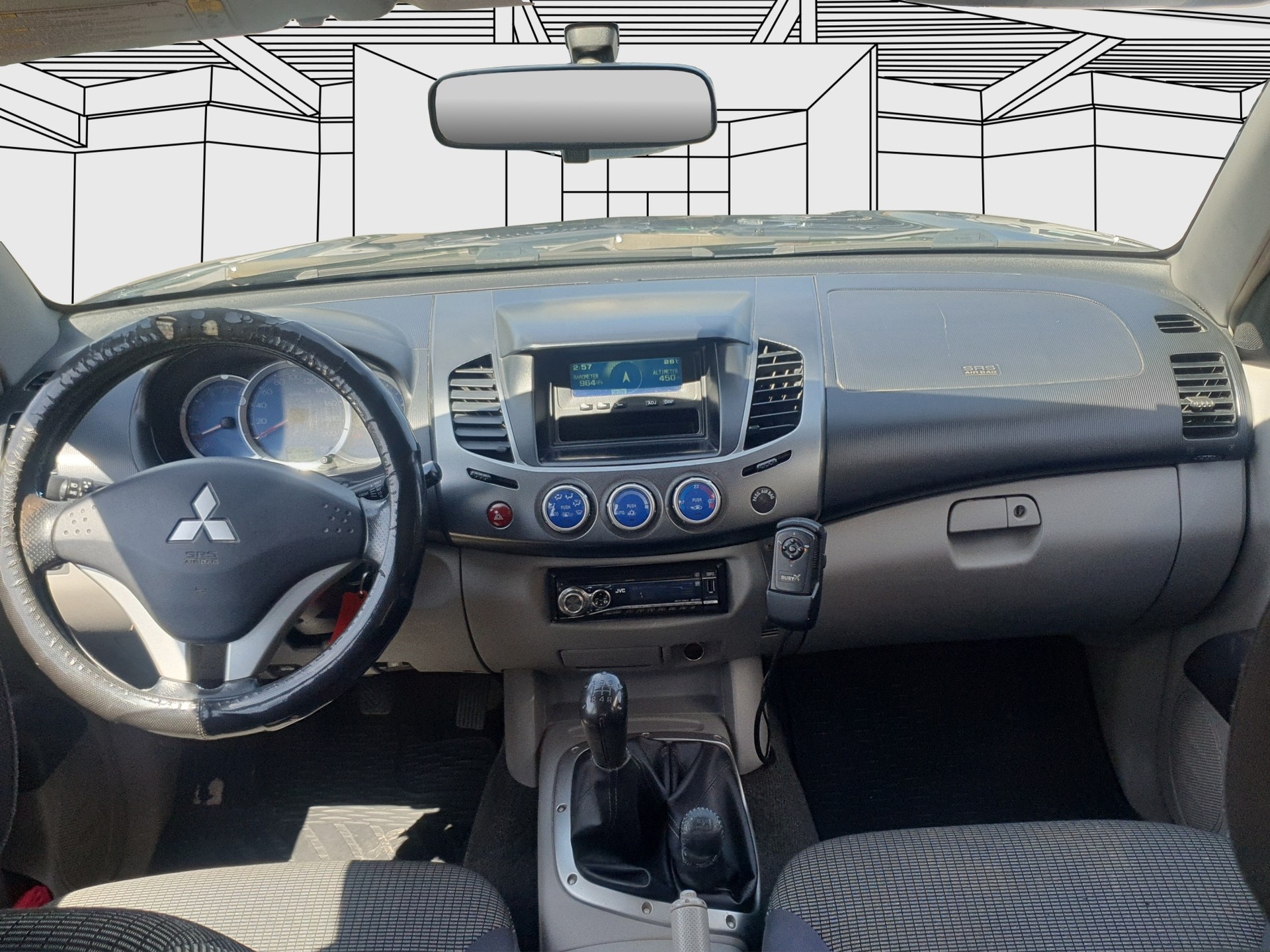 MITSUBISHI L 200 4x4 D-Cab pick-up 2.5D 136cv 4x4 Invite-image-6