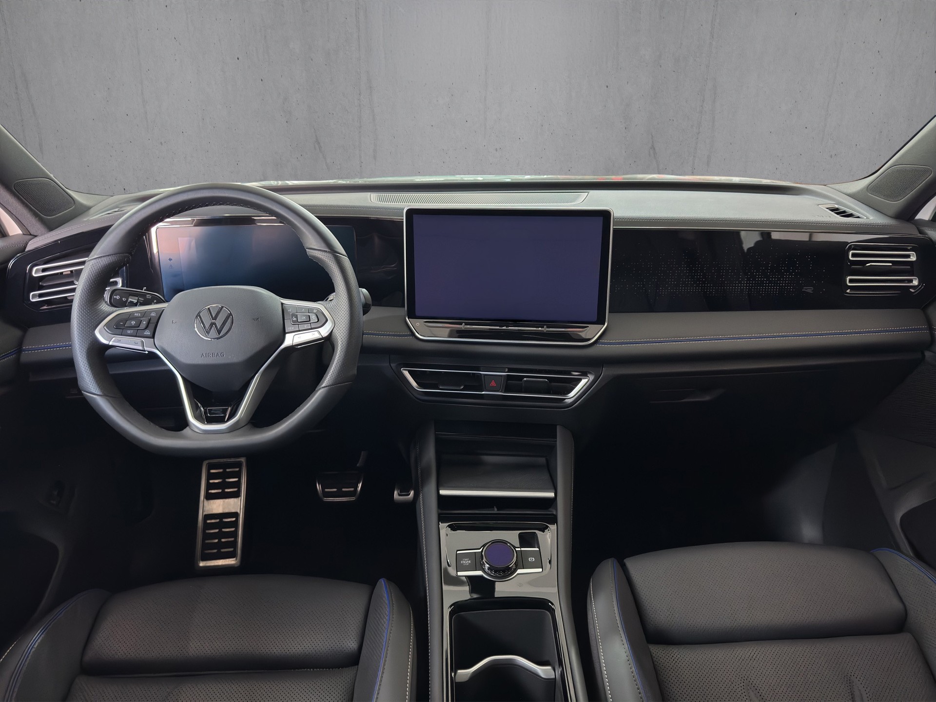 VW Tiguan 2.0 TSI DSG R-Line 4M. "AHK-Leder Varenna-Pano-360°Kam.-Black Style"-image-12