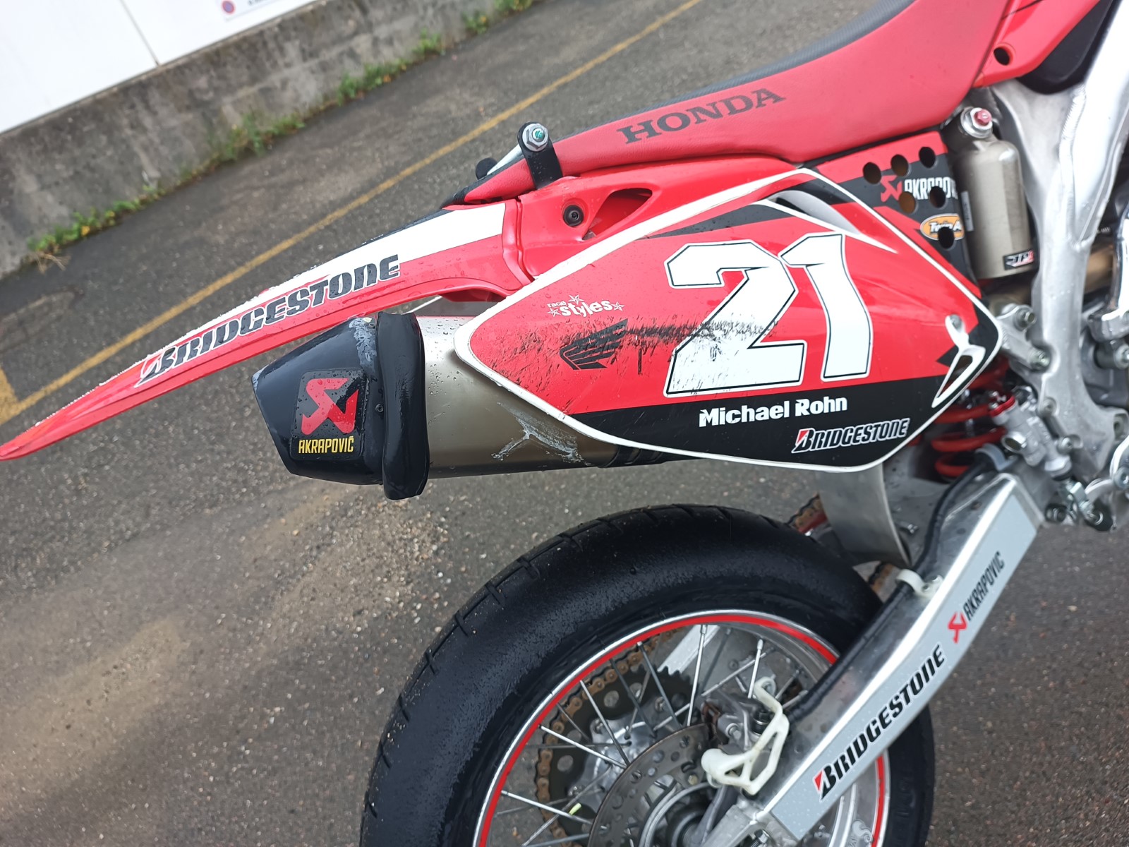 HONDA Honda CRF450R7 Supermoto pour la piste UNIQUEMENT avec 13.20-image-2