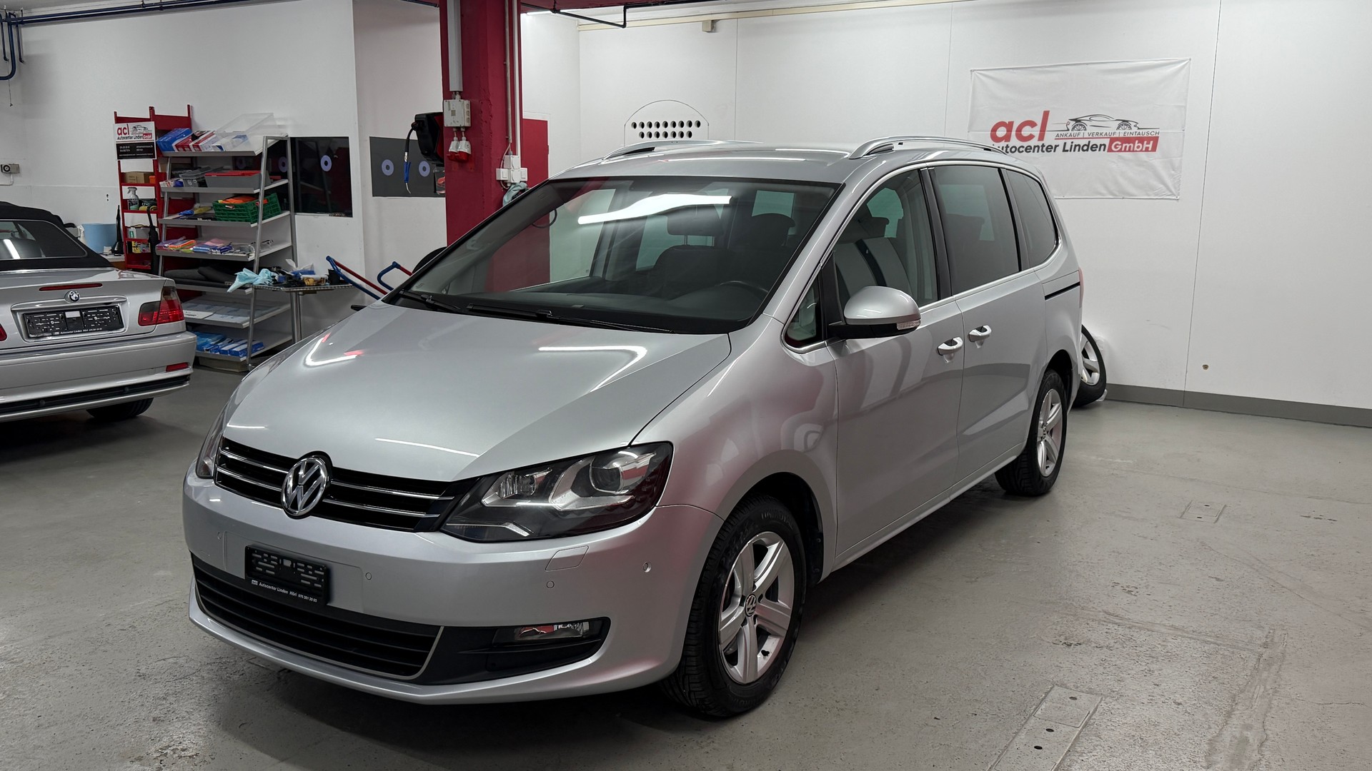 VW Sharan 2.0 TDI BlueMotion Technology Trendline DSG, frisch ab MFK, Service gepflegt, 8 fach berädert und 12 M/20000km Garantie-showroom-element-1