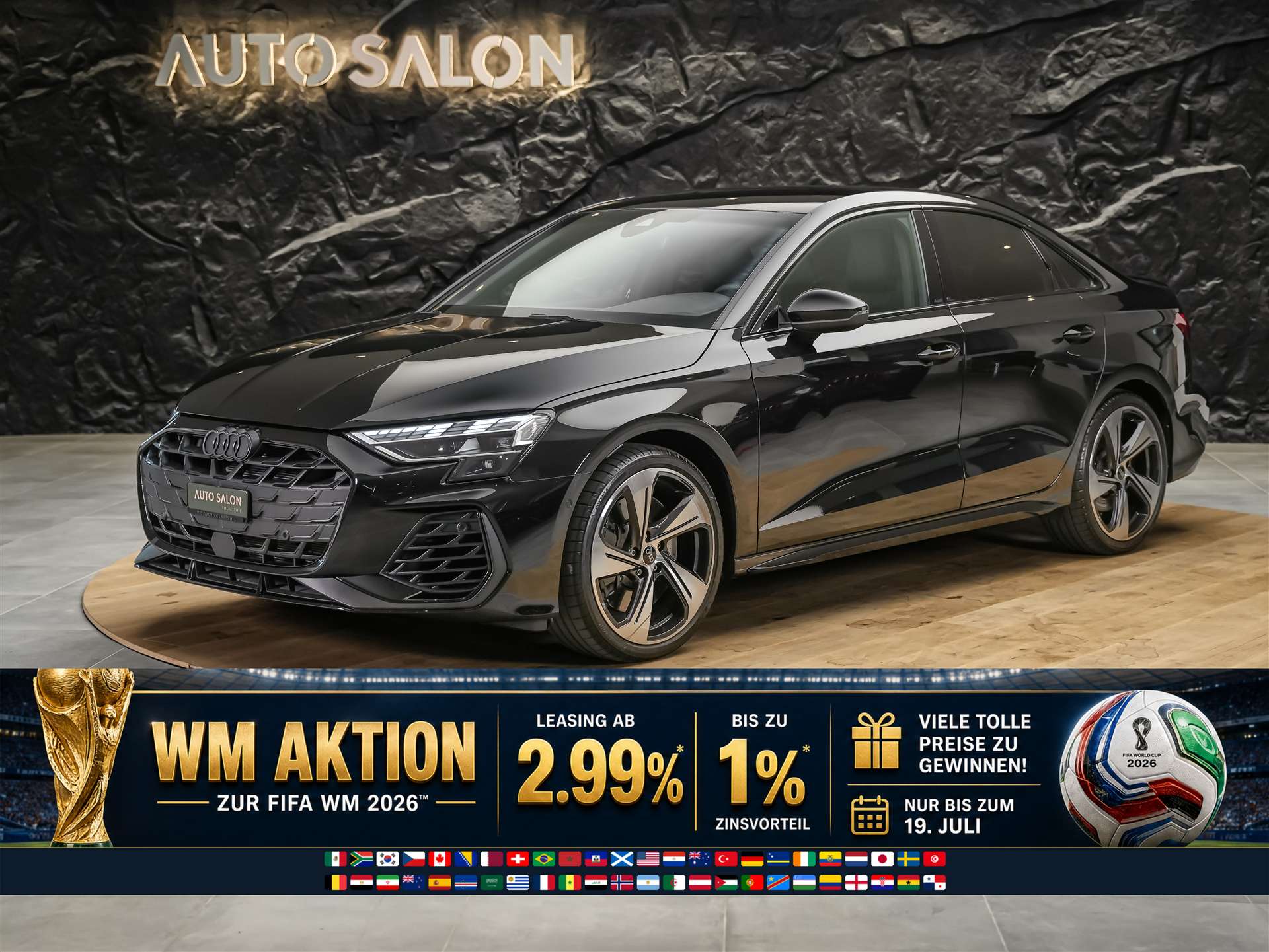 AUDI S3 Limousine 2.0 TFSI quattro S-Tronic *Facelift*Kamera*19" Felgen*ACC*