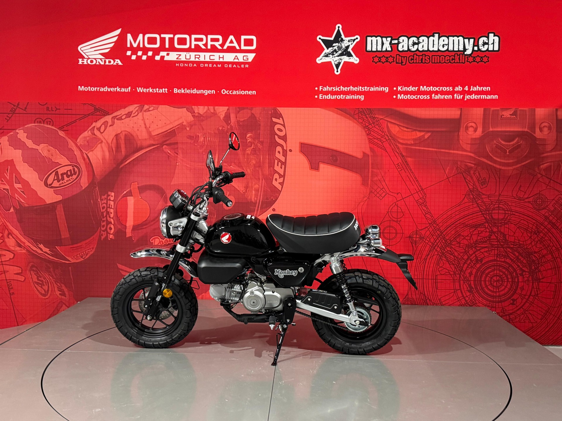 HONDA Z 125 Monkey *Neufahrzeug**Black*-showroom-element-2
