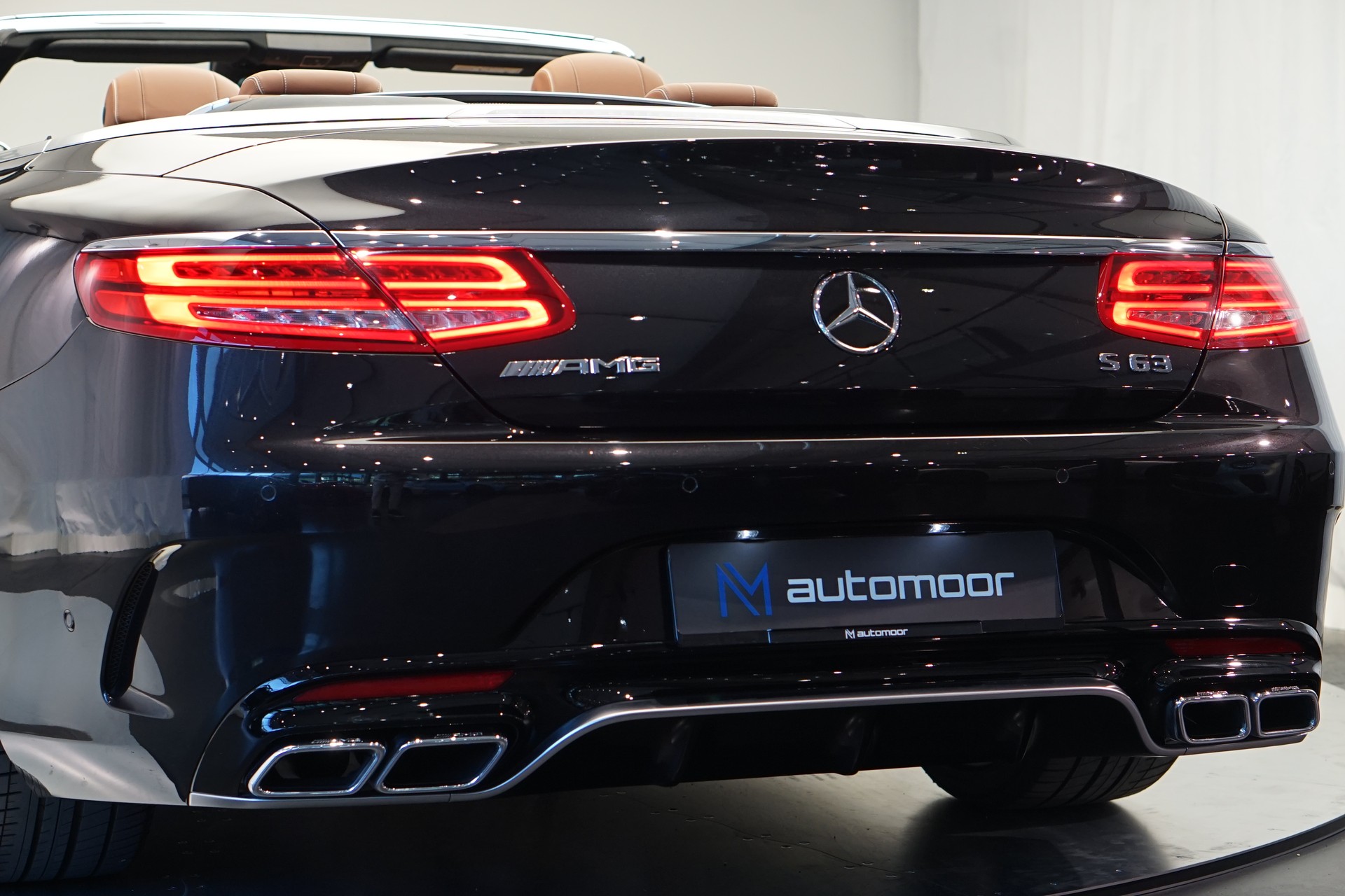 MERCEDES-BENZ S 63 AMG Cabriolet 4Matic Speedshift MCT *CH-Fahrzeug* *Designo Mokkaschwarz* *Swarowski*-image-43