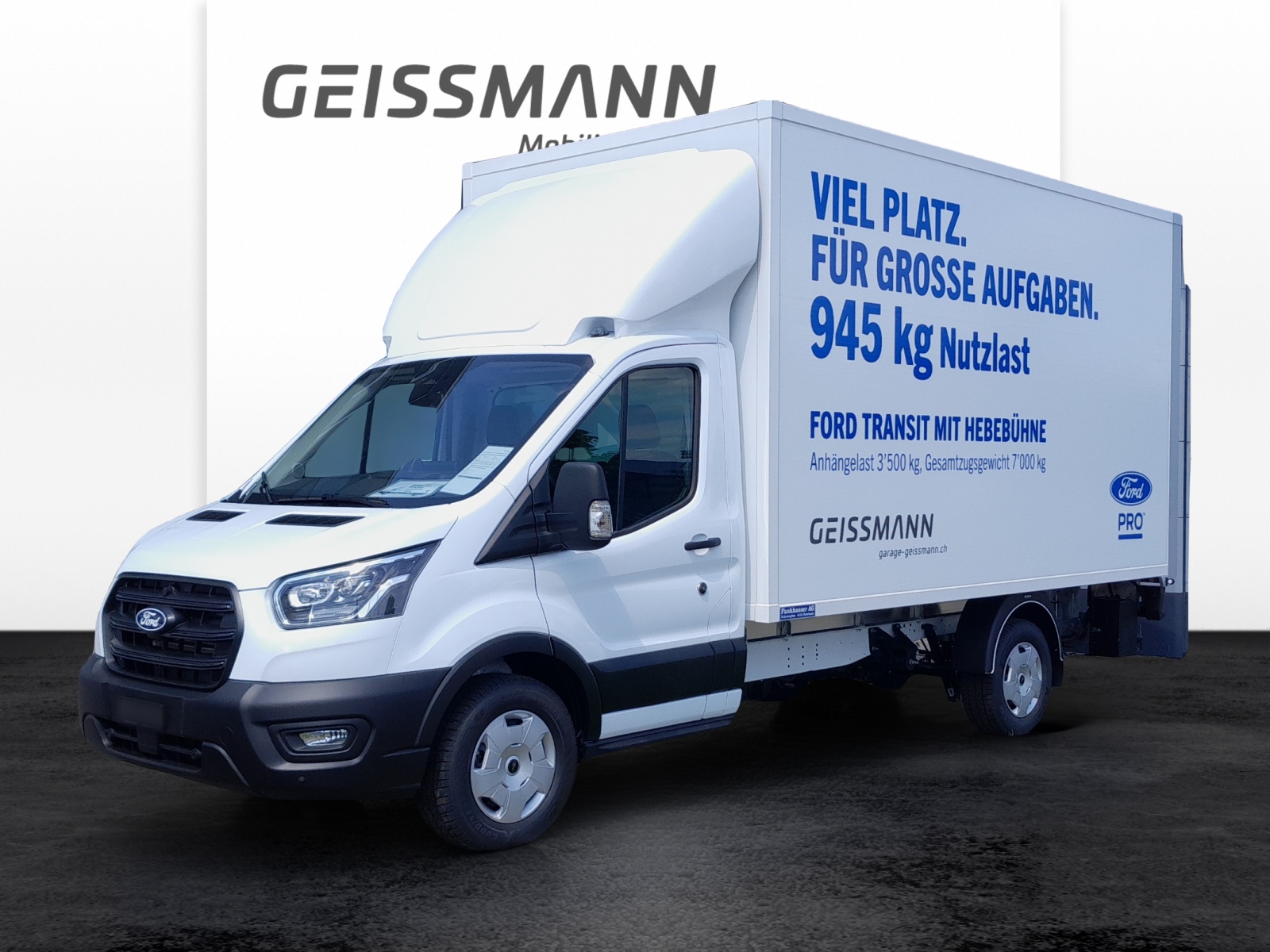 FORD Transit Kab.-Ch. 350 L4 Koffer Hebebühne 2.0 EcoBlue 165 Trend HD-image-0