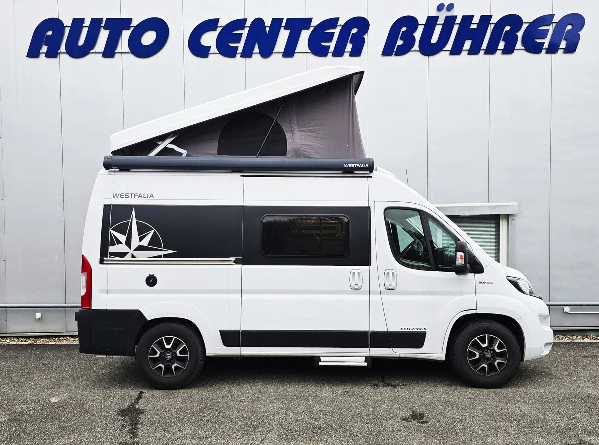 WESTFALIA COLUMBUS 540 D 2,3 DIESEL 9G-AUTOMAT HUBDACH FIAT DUCATO MJ 160