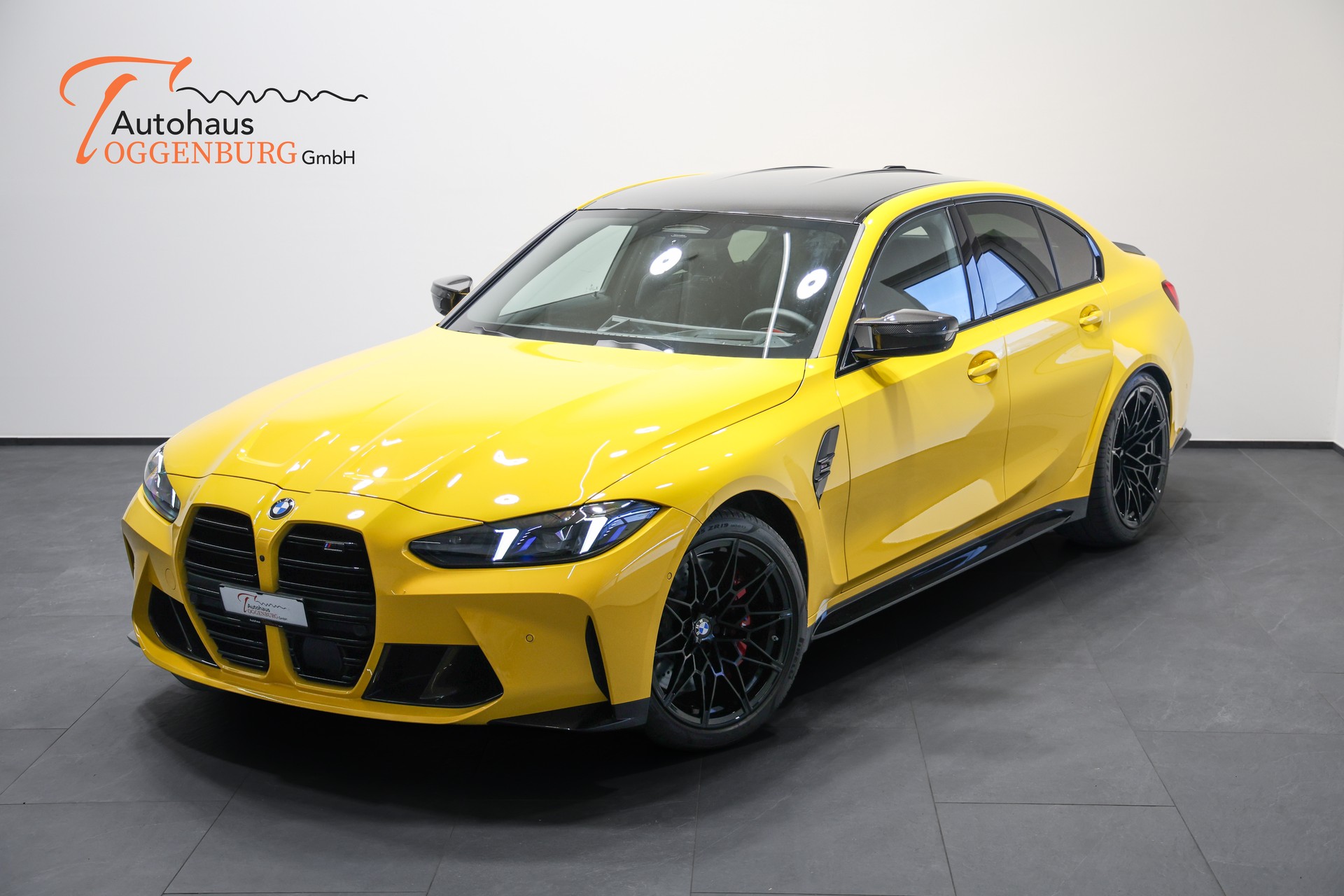 BMW M3 Competition M xDrive*Sonderlackierung Speed Gelb*BMW Werksgarantie bis 09.2028*-showroom-element-3