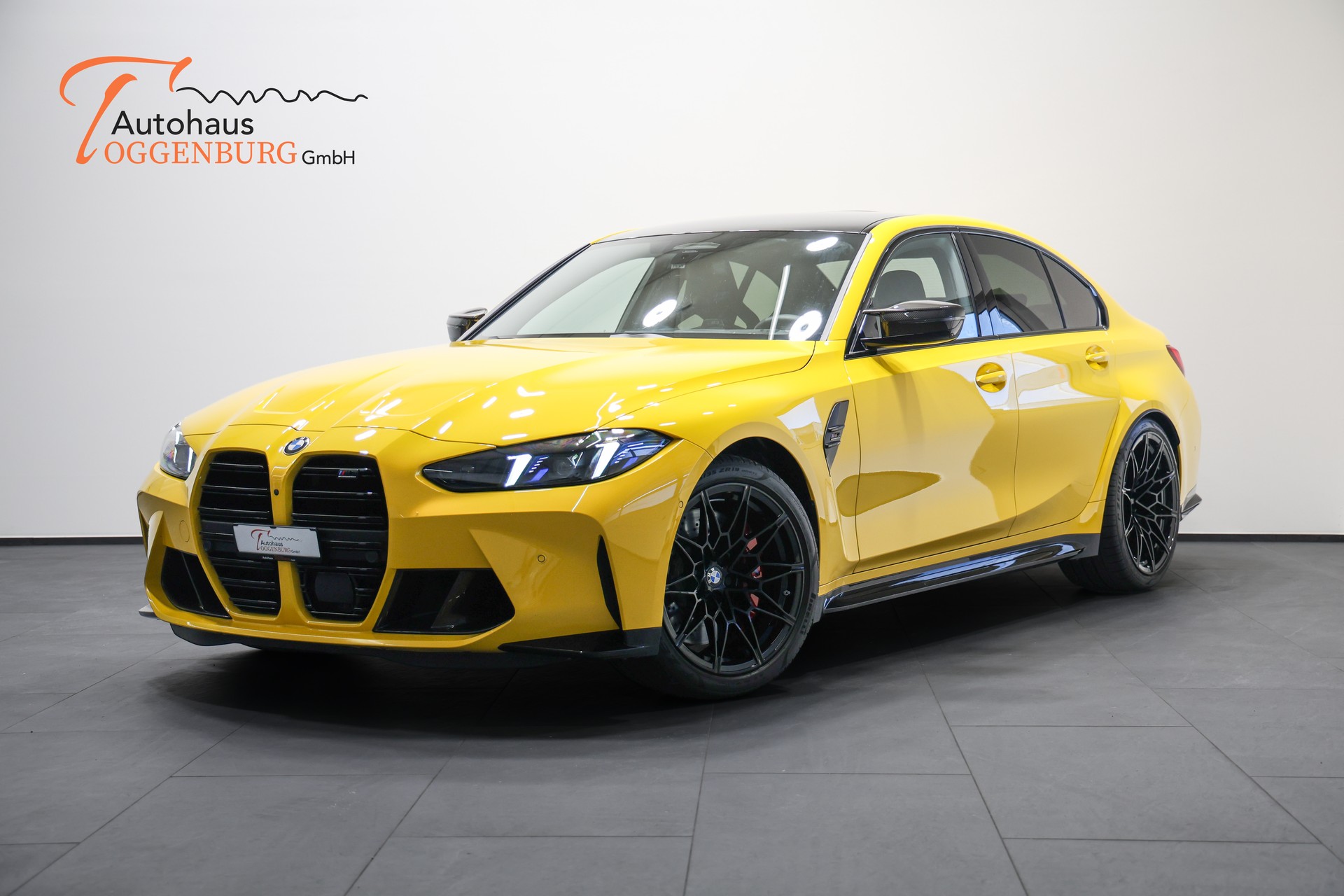 BMW M3 Competition M xDrive*Sonderlackierung Speed Gelb*BMW Werksgarantie bis 09.2028*