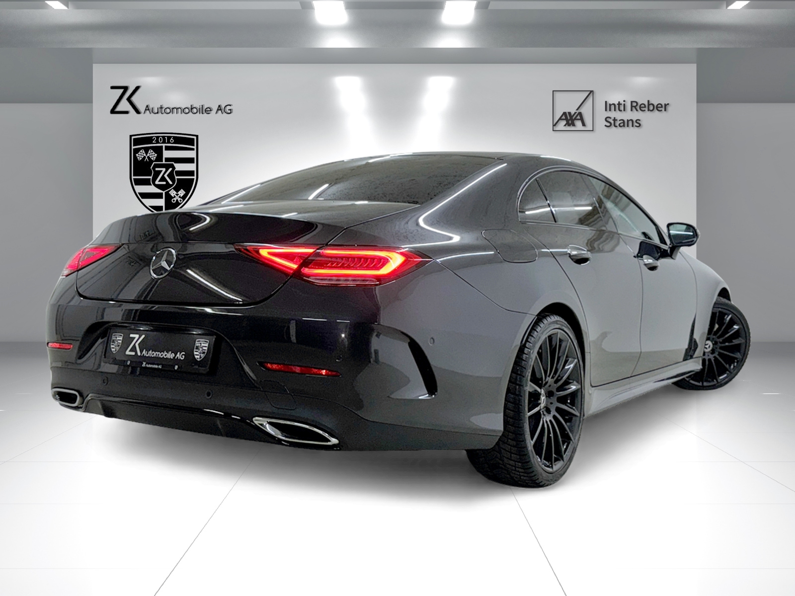 MERCEDES-BENZ CLS 400 d AMG Line 4Matic Grafitgrau 9G-Tronic | 360° Kamera | Glasdach | Carbon Paket | Widescreen Cockpit | Keyless Go |-showroom-element-1