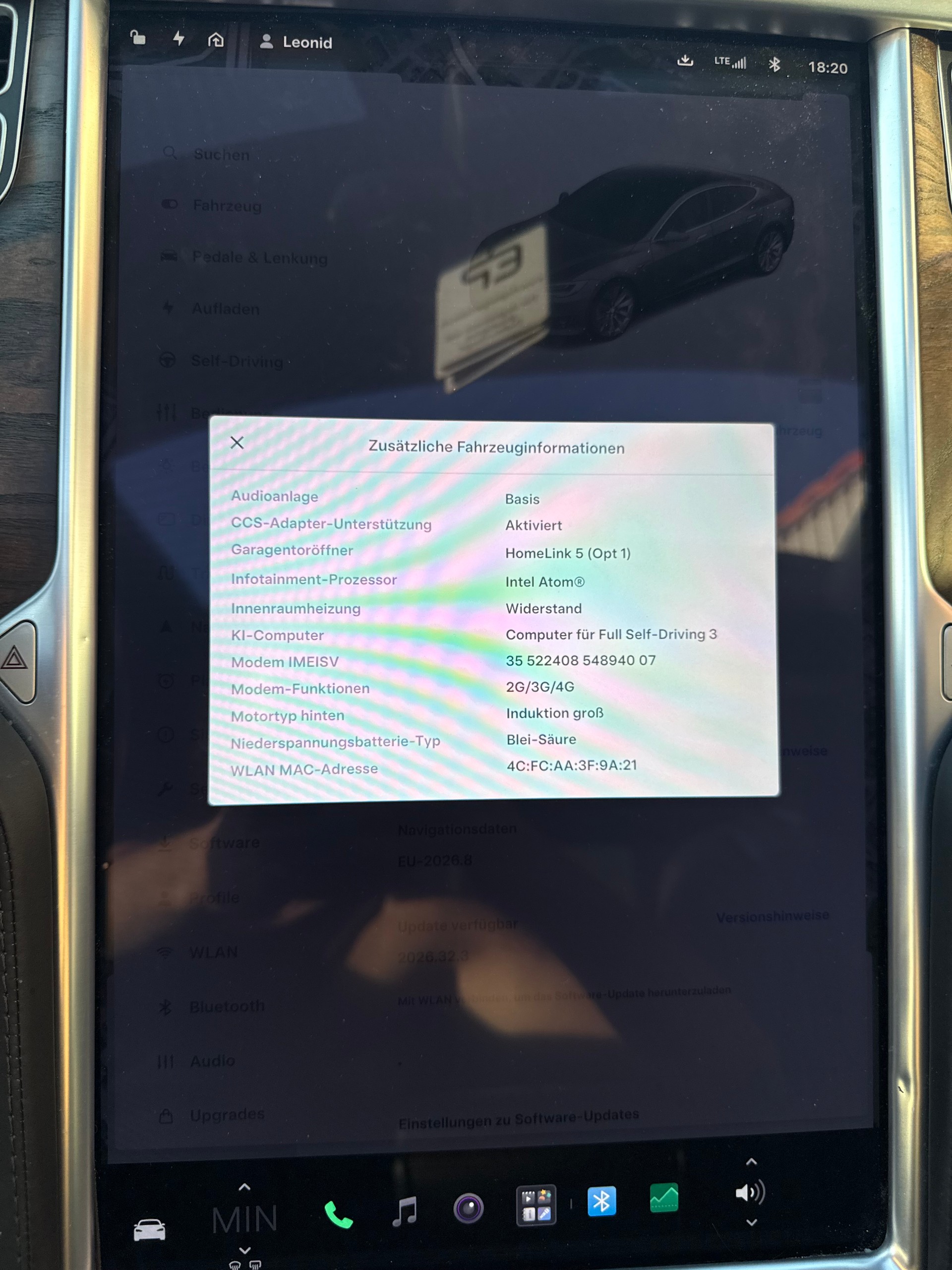 TESLA Tesla Model S 75 | 92% SOH | 3M Satin Dark Grey | Premium Connectivity | CCS | MCU-2 | KI Computer 3 | Frisch ab MFK-image-13