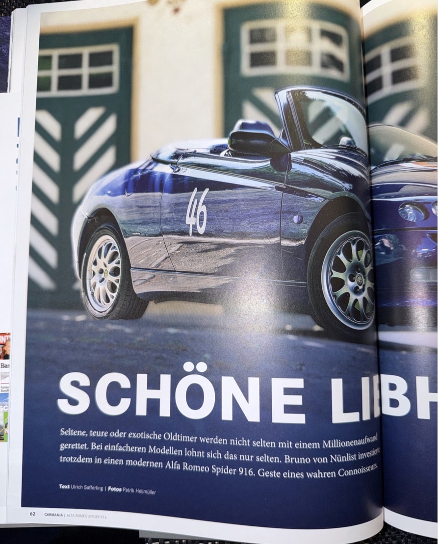 ALFA ROMEO Spider 2.0 TS 16V L - "Tour de Françe" - Spirit Magazin!