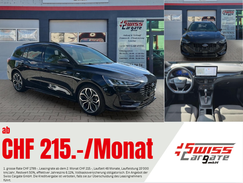 FORD Focus 1.0 MHEV ST-Line X Automat 155PS
