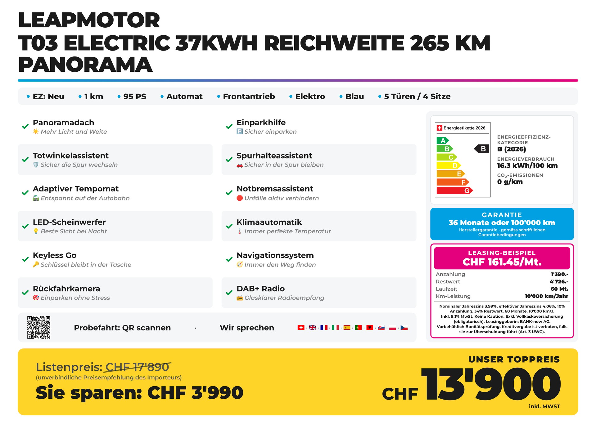 LEAPMOTOR T03 Electric 37kWh Reichweite 265 km Panorama-showroom-element-1