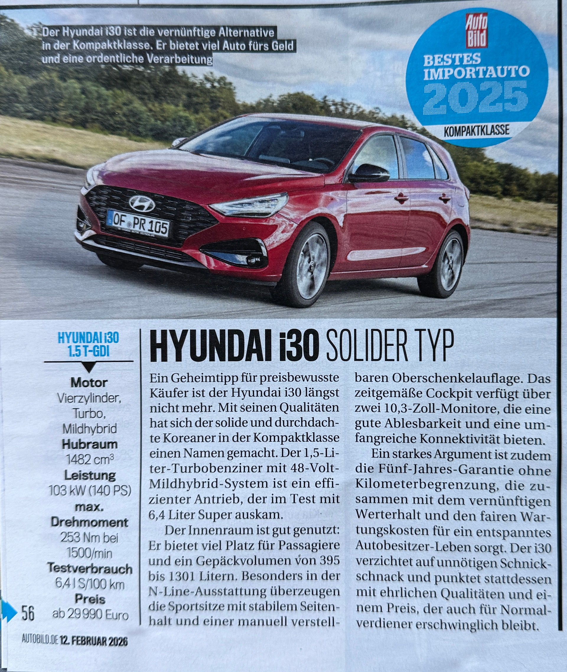 HYUNDAI i30 1.5 T-GDi N Line 48V MH DCT-image-10