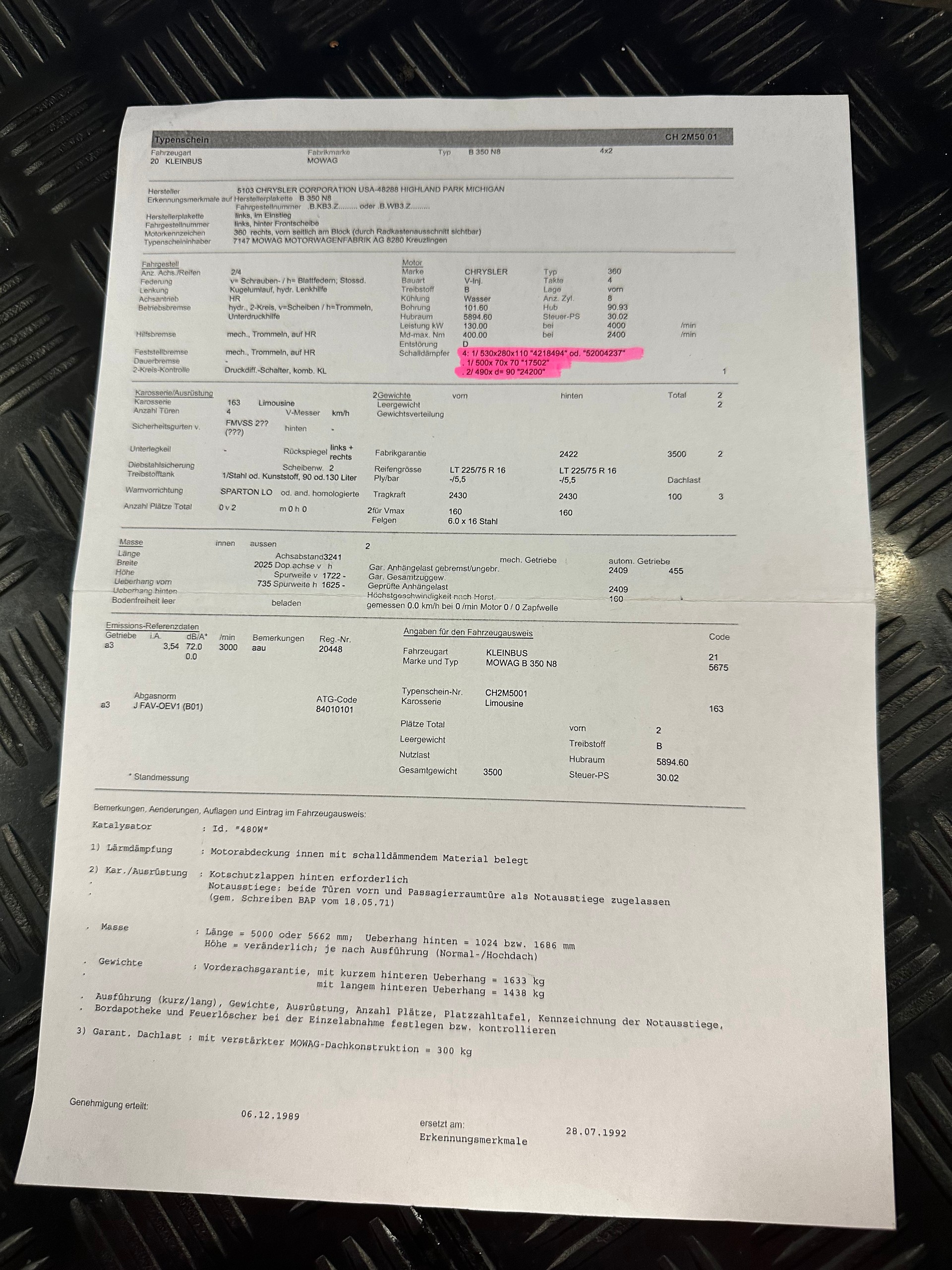 MOWAG B 350 N8 CHRYSLER Van 5.9L (BETRIEBSFERIEN bis 09.08.26)-image-23