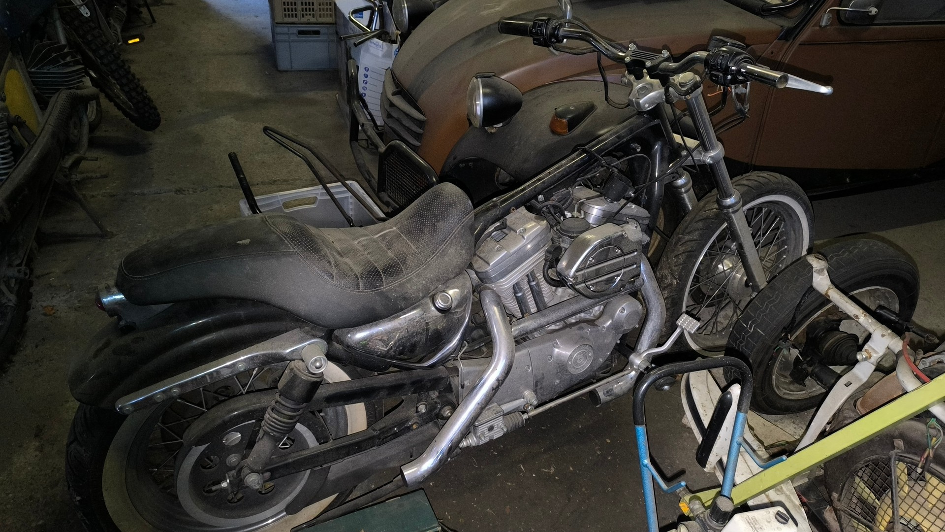 HARLEY-DAVIDSON 2x Harley Davidson Sportster 1x ab Mfk.+1x für Teile-image-12