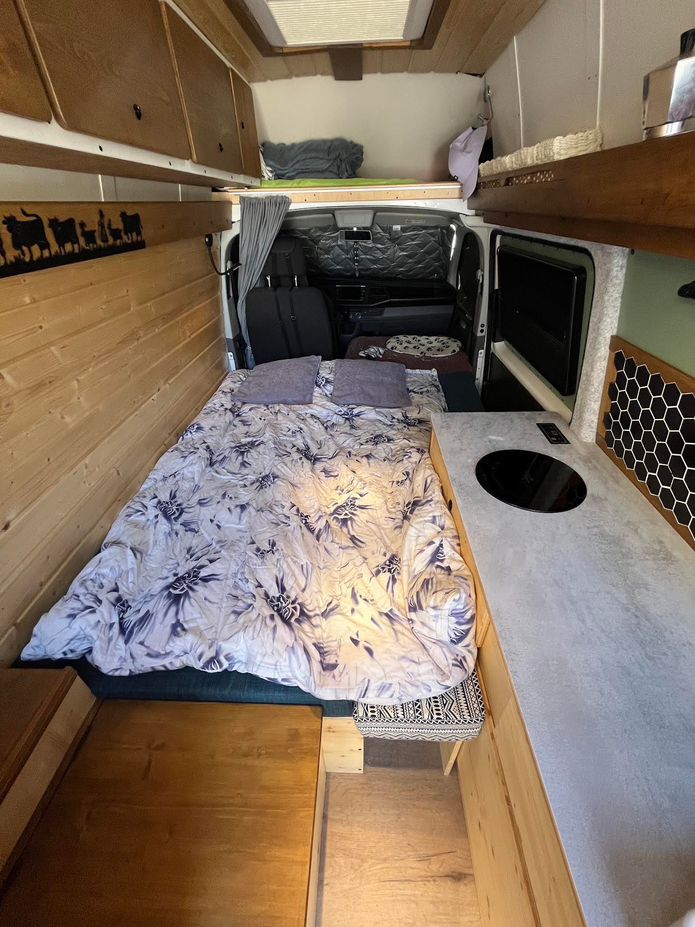 VW T6.1 2L 150CV 4Motion boîte automatique DSG aménagement camper récent, comme neuf-image-11