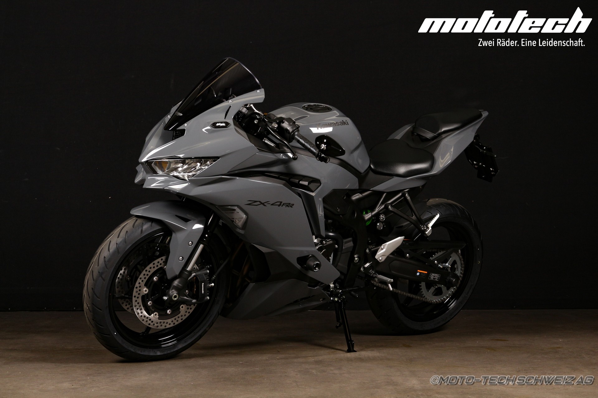 KAWASAKI Ninja ZX-4RR STAGE 1 Stonehenge Grey-image-4