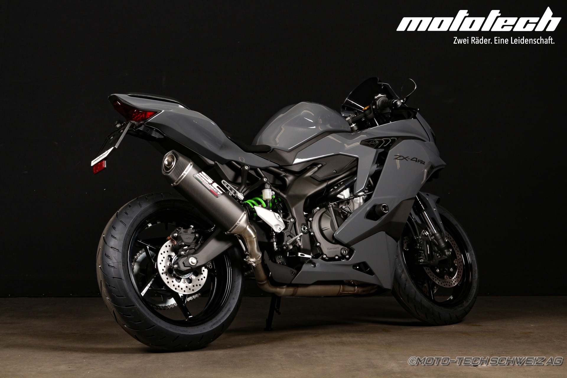 KAWASAKI Ninja ZX-4RR STAGE 1 Stonehenge Grey-image-1