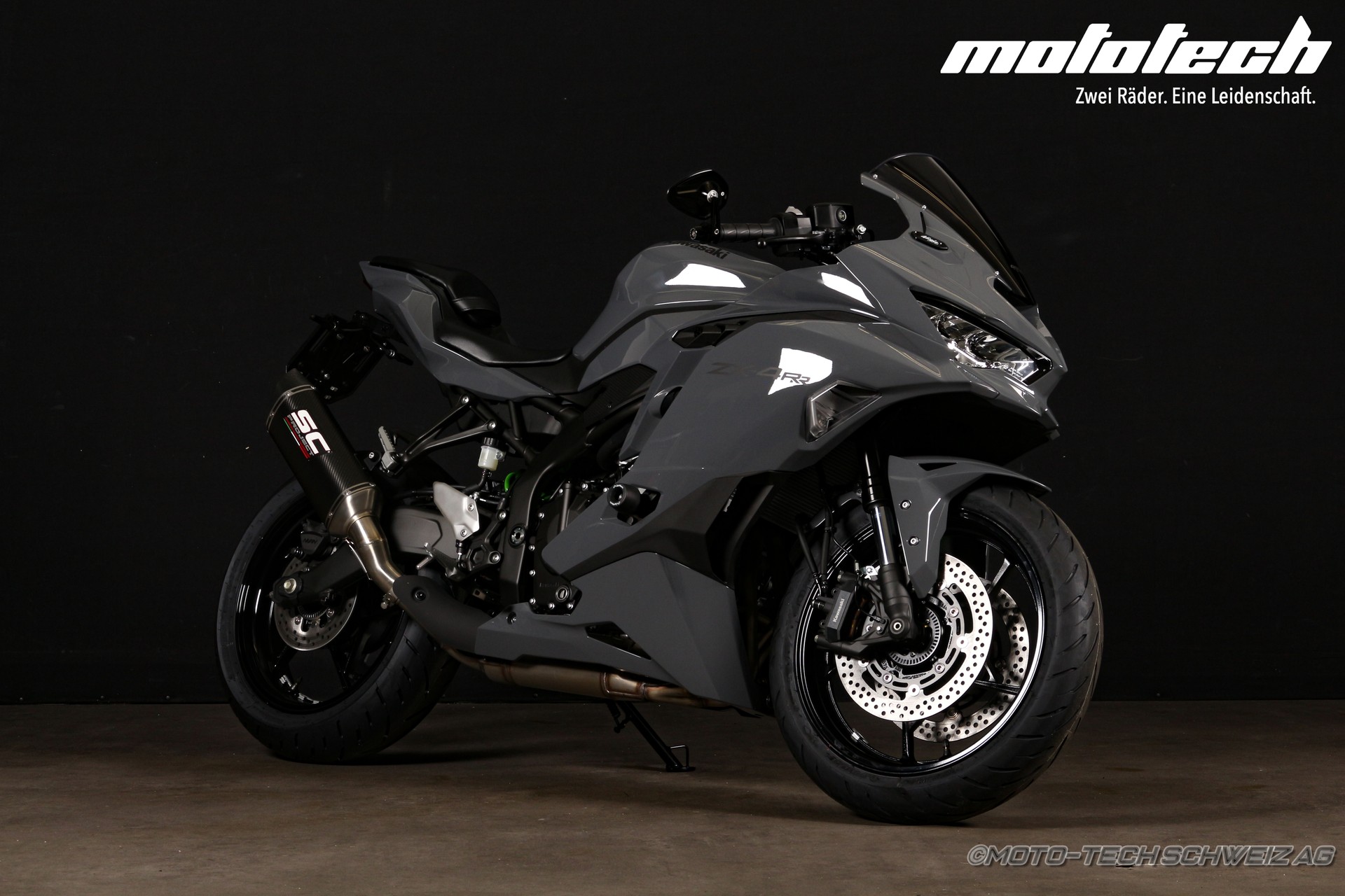 KAWASAKI Ninja ZX-4RR STAGE 1 Stonehenge Grey-image-5