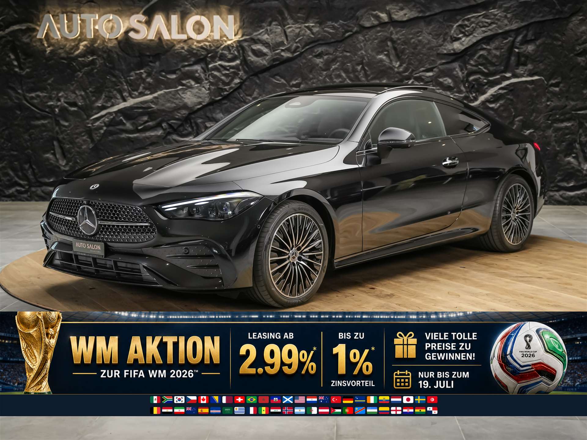 MERCEDES-BENZ CLE 200 Coupé AMG Line 9G-Tronic *Werksgarantie*Panorama*360°Kamera*Abstandsregler*