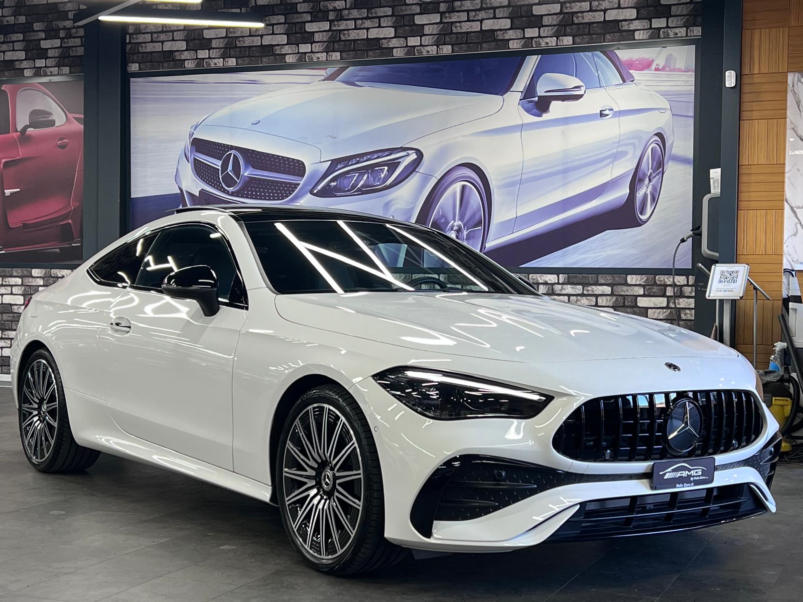 MERCEDES-BENZ CLE 200 Coupé AMG Bodykit 9G-Tronic Limited White&Black Performance 5 Jahre Werksgarantie & Gratisservice-image-4