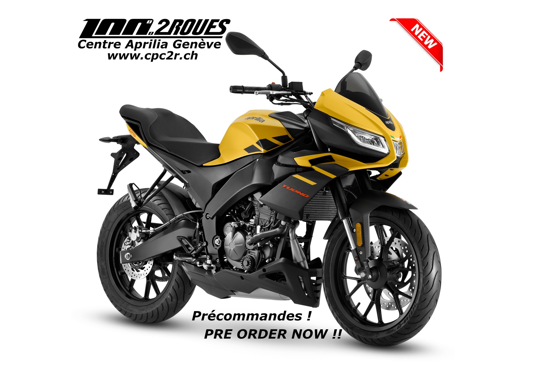 APRILIA Tuono 125 ABS E5+ 2025 Viper Yellow