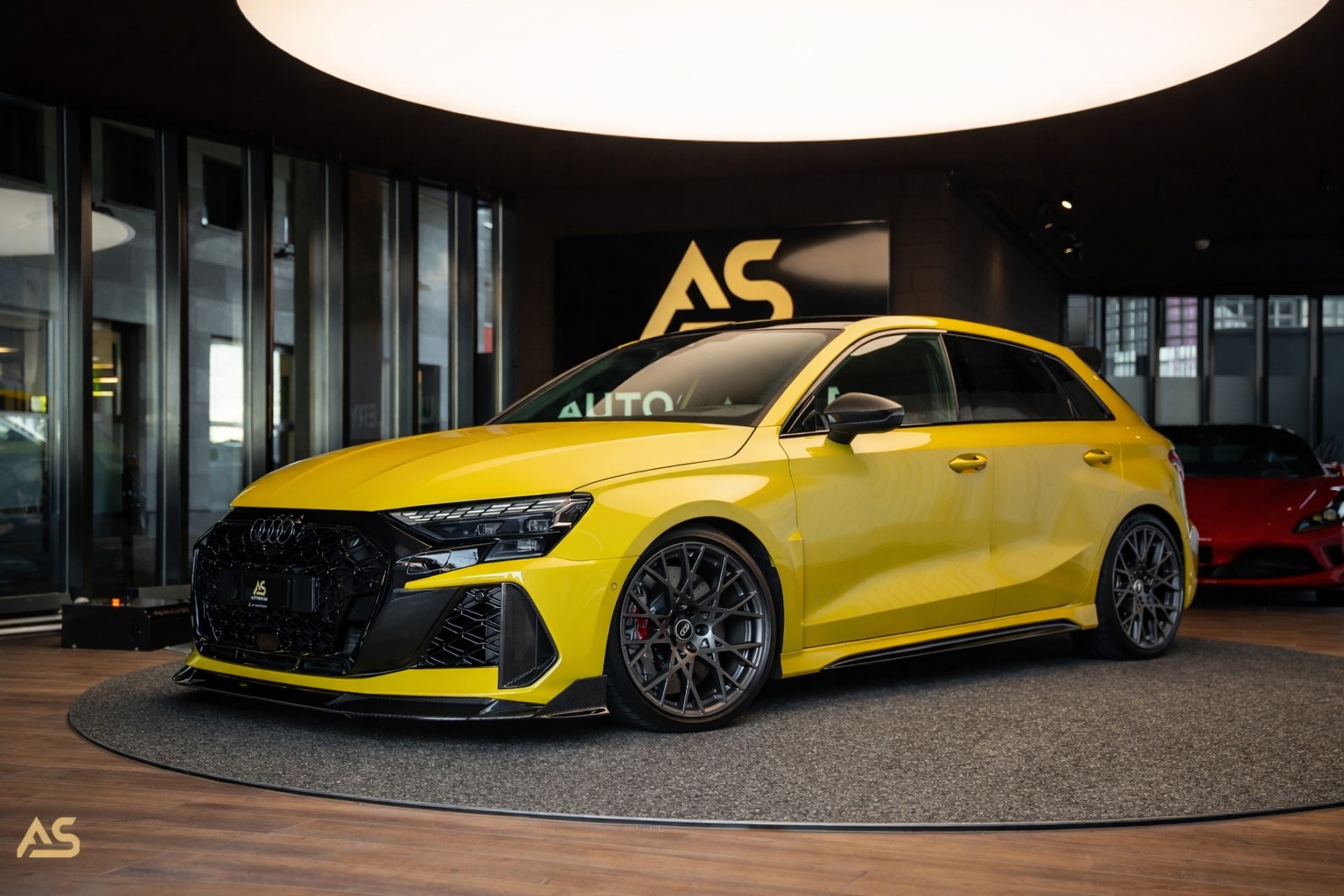 AUDI RS3 Sportback 2.5 TSI Facelift *PHYTONGELB* UNIKAT | KERAMIK-BREMSEN | FULL-CARBON | R8-SCHALENSITZE | GARANTIE 5J. | 290 KMH