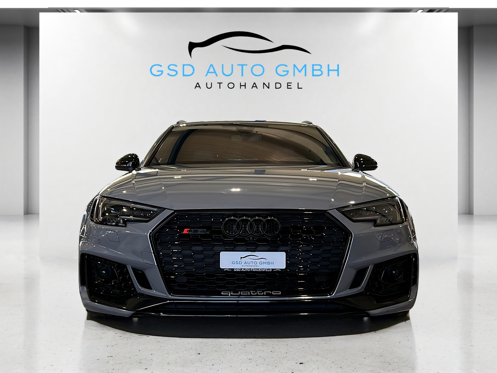 AUDI RS4 Avant 2.9 TFSI qu**Panodach,Head Up,Nardograu,S-Sportsitze,Massage,Frisch ab MFK**-image-1