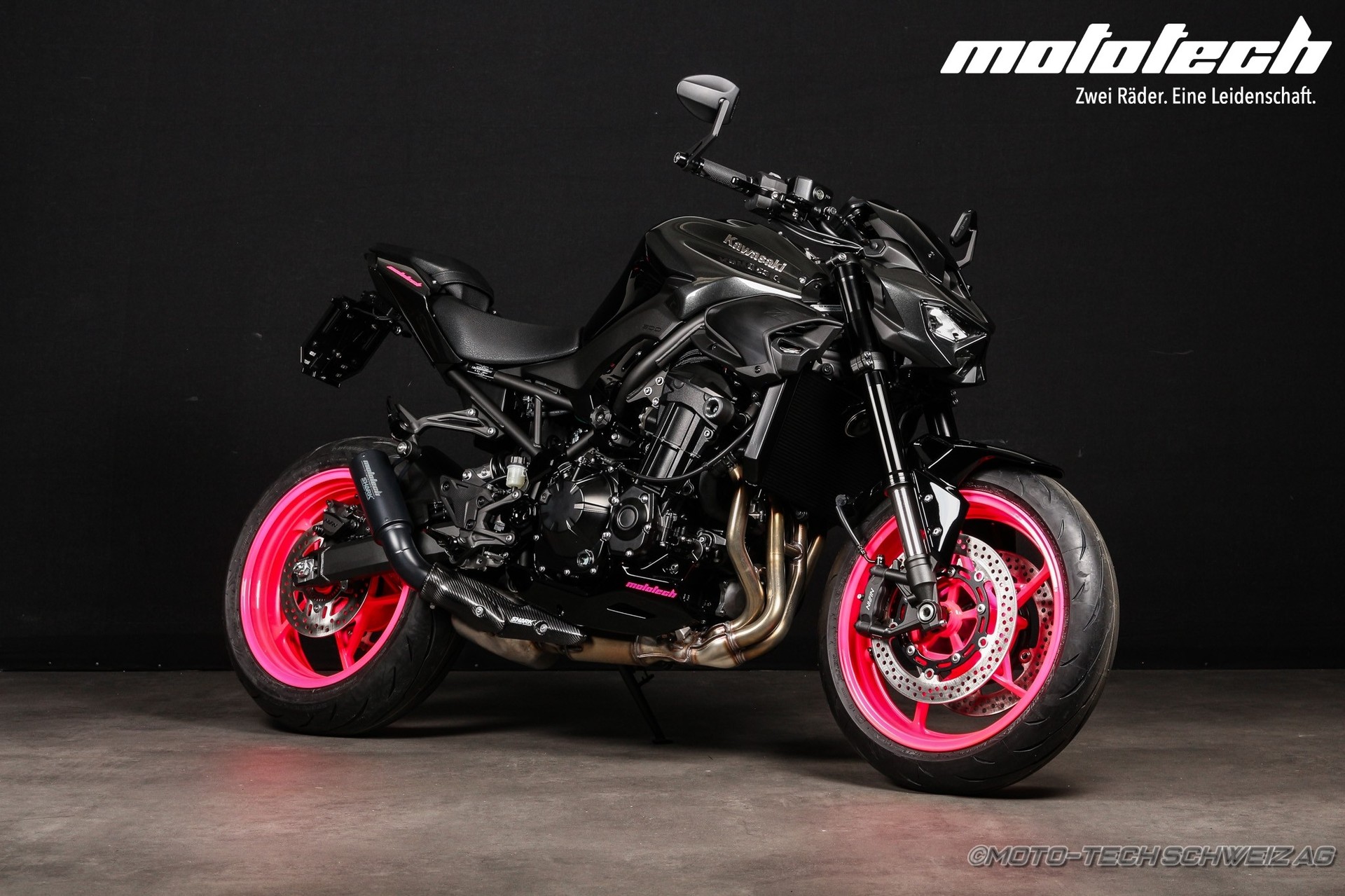 KAWASAKI Z 900 (35/70kW) STAGE 1 SHARK PINK EDITION-image-5