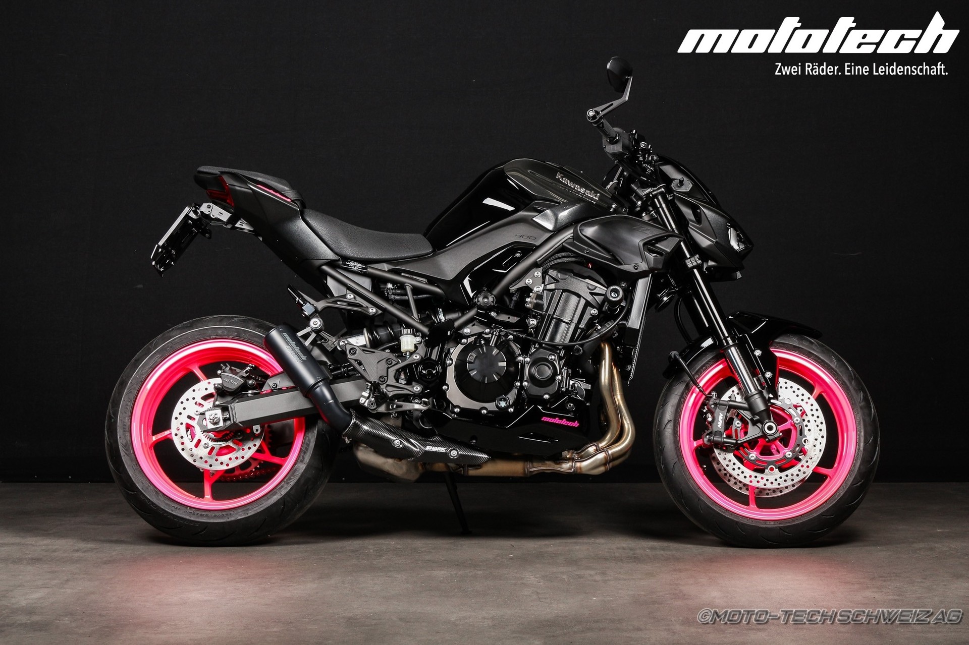 KAWASAKI Z 900 (35/70kW) STAGE 1 SHARK PINK EDITION-image-0
