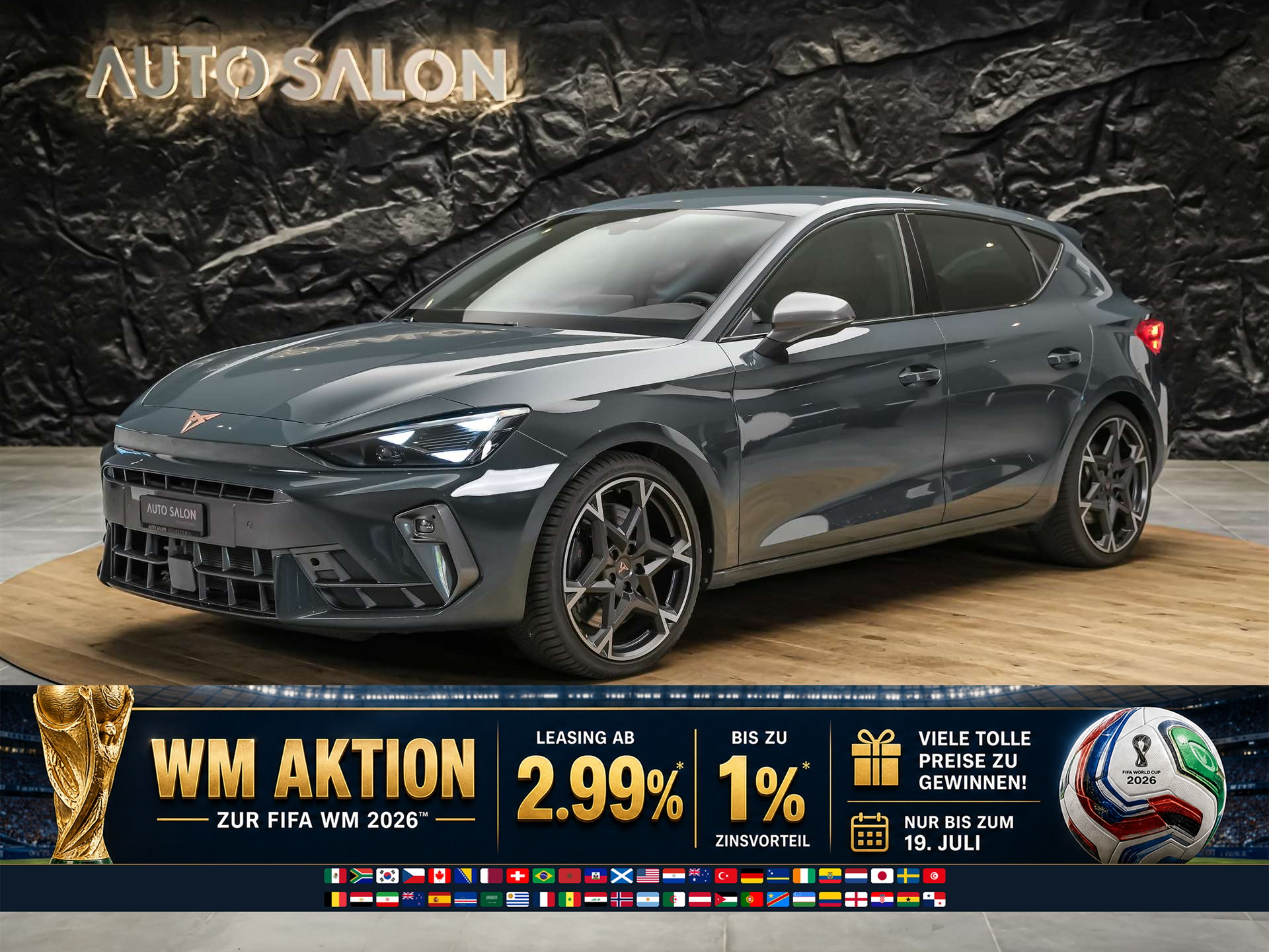 CUPRA Leon 2.0 TSI 300 VZ DSG *Werksgarantie*El. Sitze mit Memory*Lenkradheizung*
