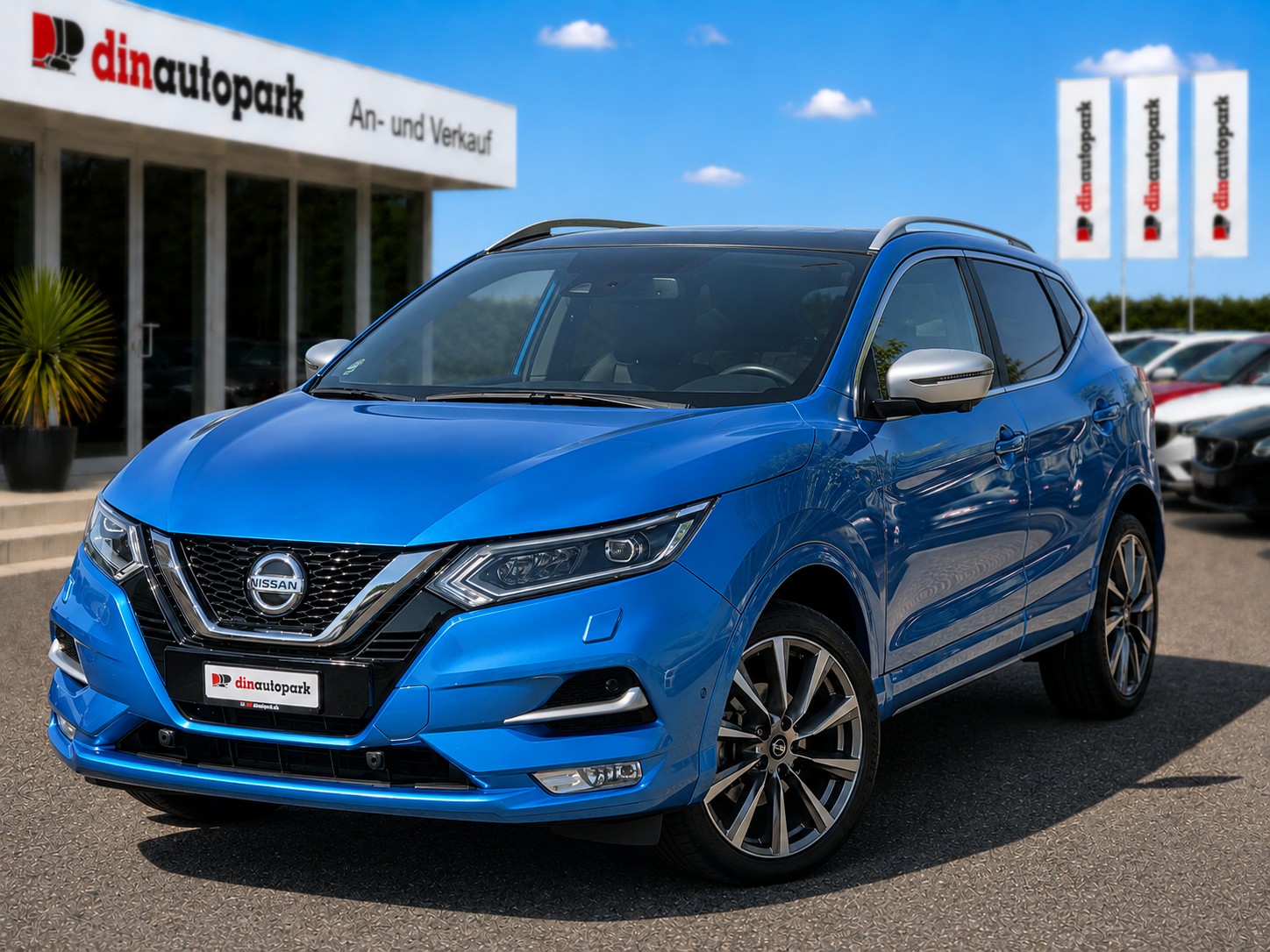 NISSAN Qashqai 1.3 DIG-T MHEV Visia * Vollausstattung * Anhängerkupplung * Panoramadach *