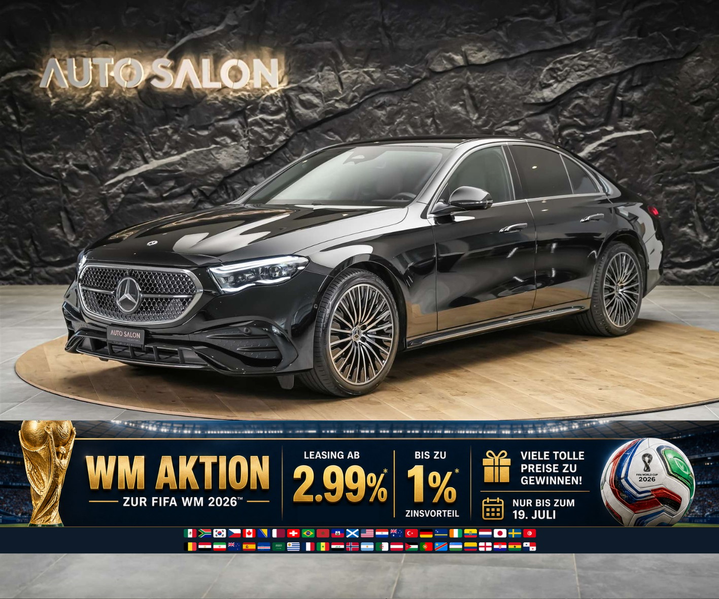 MERCEDES-BENZ E 200 AMG Line *Kühlergrill beleuchtet*Abstandsregler*Lenkradheizung*-image-0