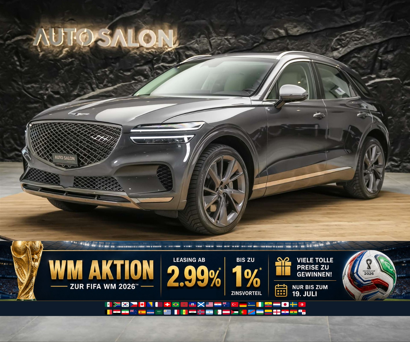 GENESIS GV70 2.5 TGDI Luxury AT8 AWD *Panorama*Lexicon*Massage*Sitzlüftung*-image-0