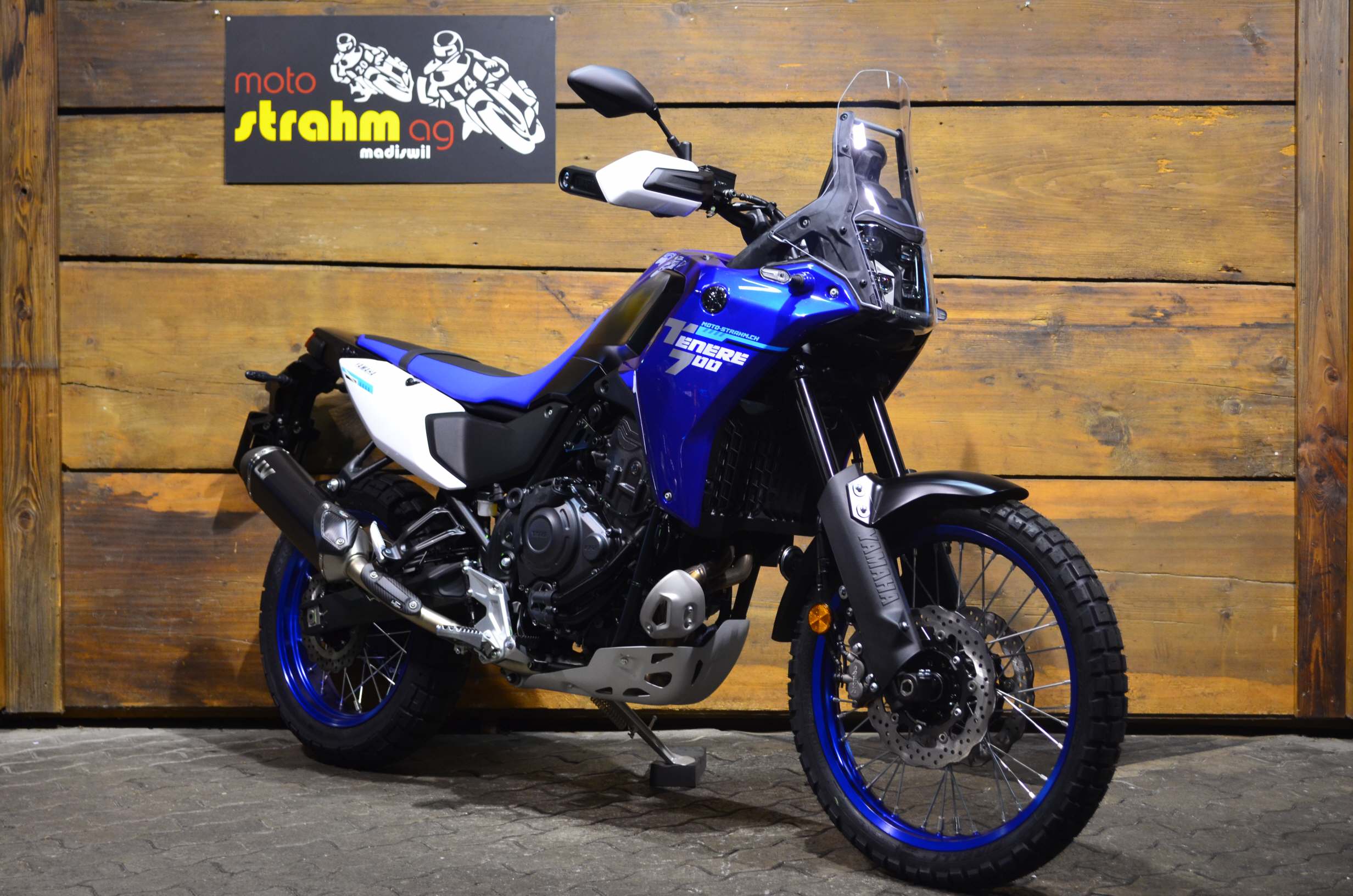 JOSBY per Yamaha per XT 600 660 1200 Z ZE per XTZ 660 750 Super per Tenere 700 900 35KW Rally Staffa Porta Targa Posteriore Targa del registrante ( Colore : A Gary