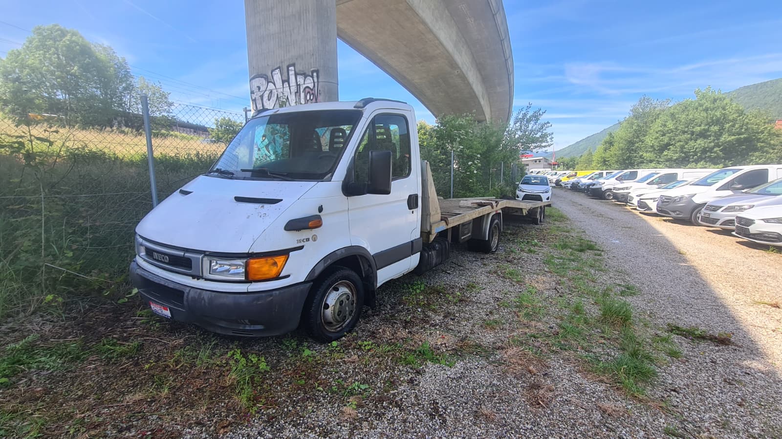 IVECO Daily City 35 C 13 A2CA14B1L1 ** 3-Plätzer ** Autotransporter mit Anhänger ** Komplet Aluminiumbrücke **Elektrische Seilwinde **-showroom-element-3