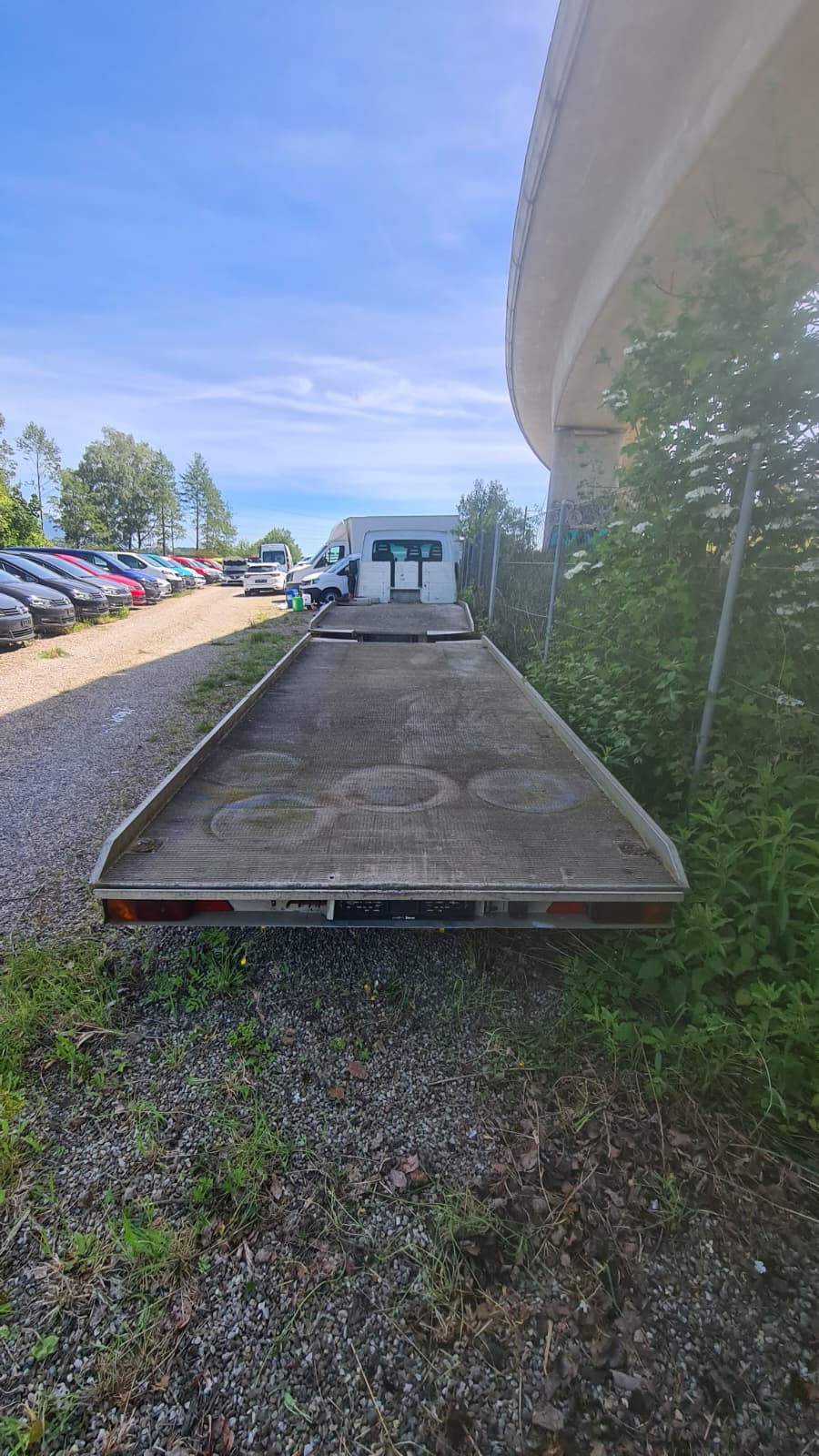 IVECO Daily City 35 C 13 A2CA14B1L1 ** 3-Plätzer ** Autotransporter mit Anhänger ** Komplet Aluminiumbrücke **Elektrische Seilwinde **-image-9