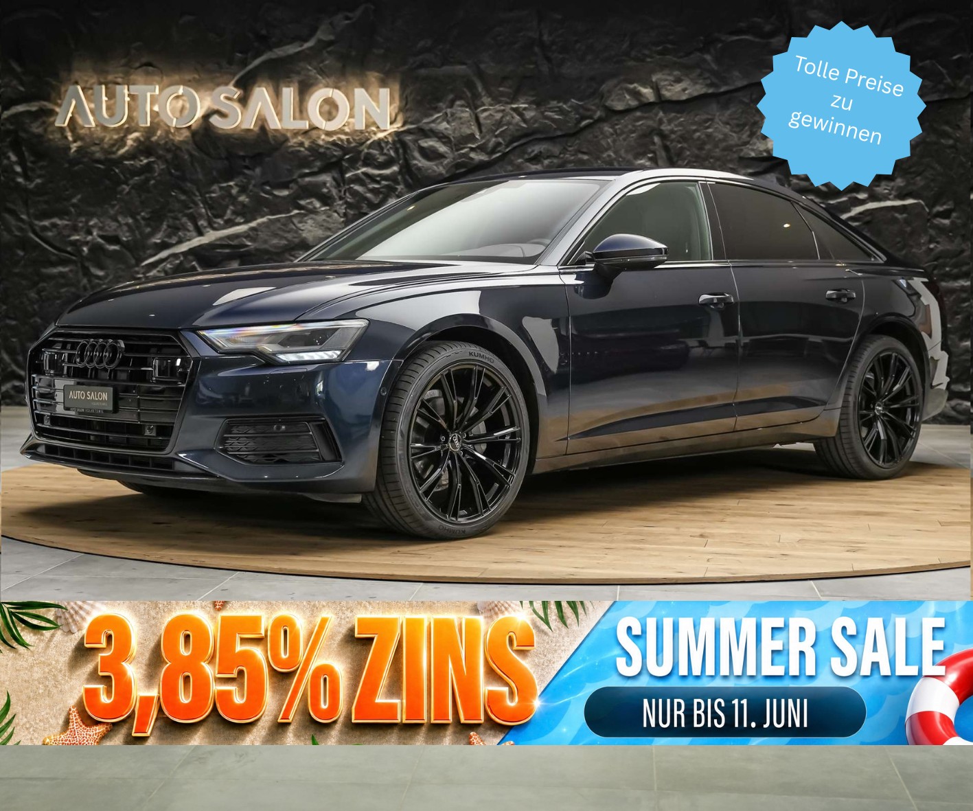 AUDI A6 Limousine 40 TDI Design Attraction S-tronic *21" Felgen*Leder*LED*Virtual Cockpit*