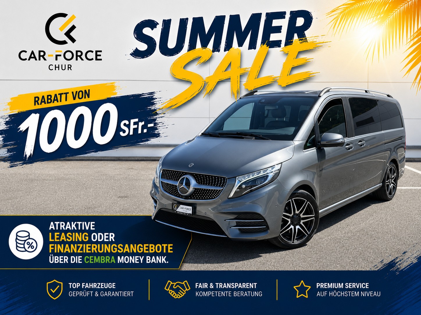 MERCEDES-BENZ V 300 d lang Swiss Edition 4Matic 9G-Tronic
