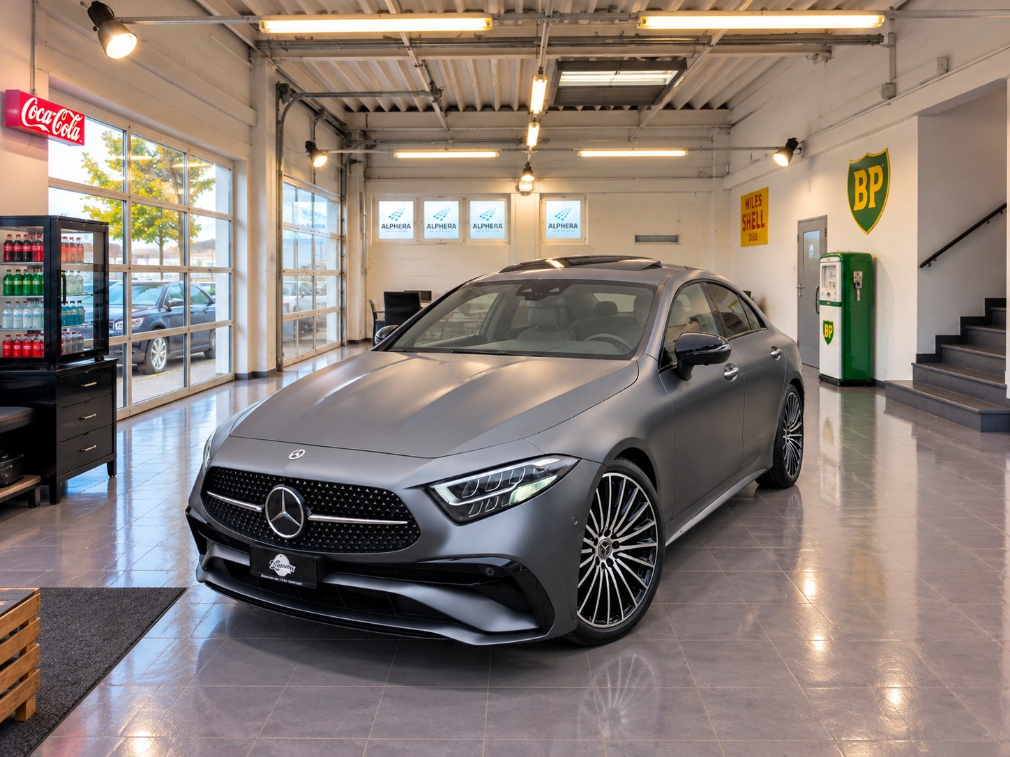 MERCEDES-BENZ CLS 450 V6 4Matic AMG Line 9G-Tronic + (CH Auto) Voll-Ausstattung Facelift Modell-showroom-element-1